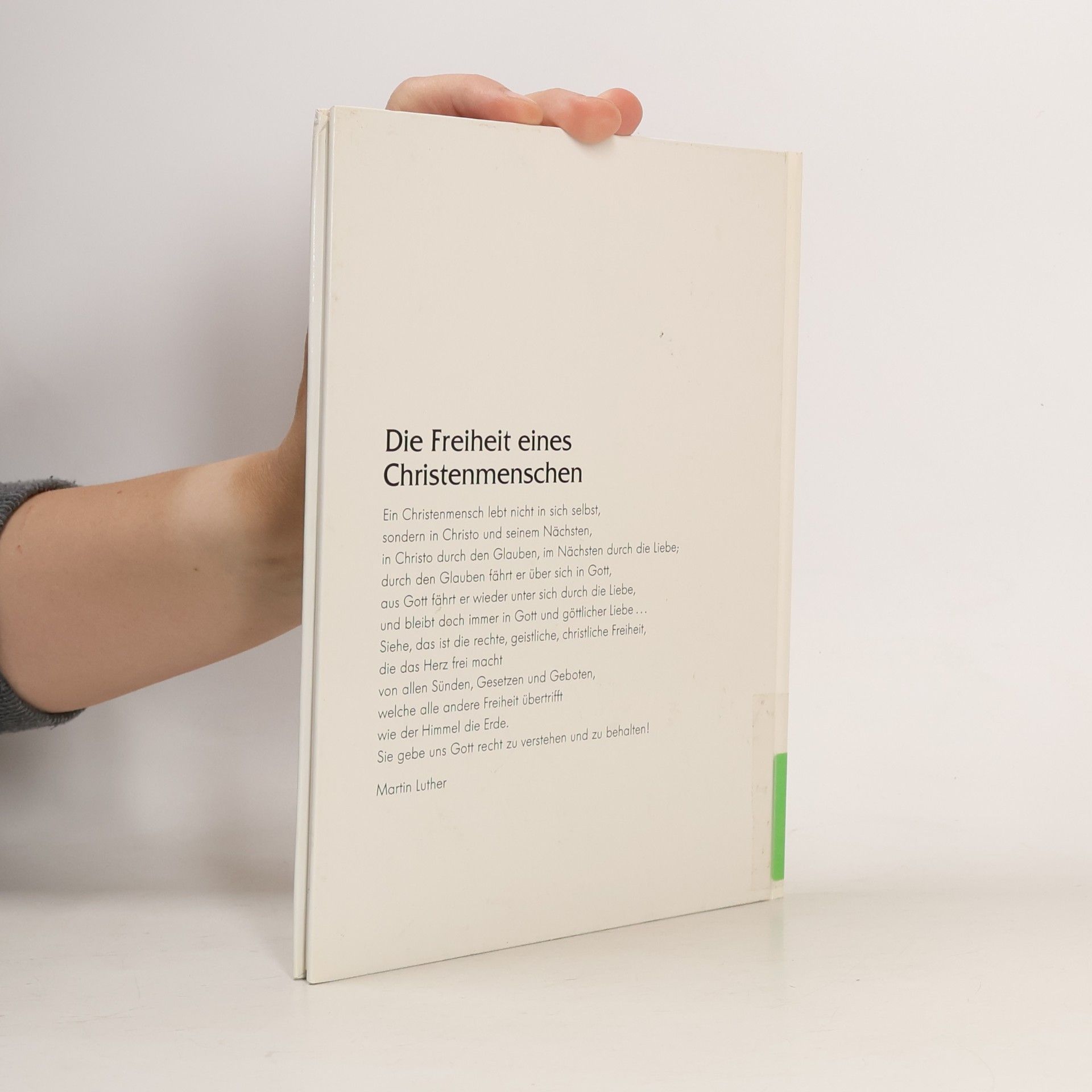 Martin Luther Die Freiheit eines Christenmenschen