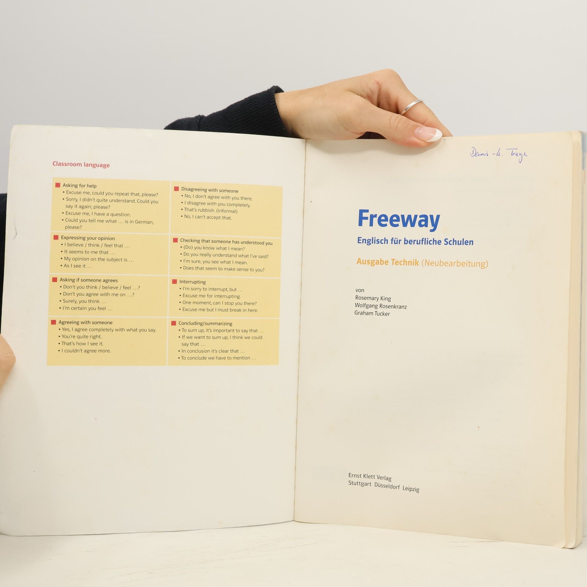 Rosemary King Student's Book, Neubearbeitung