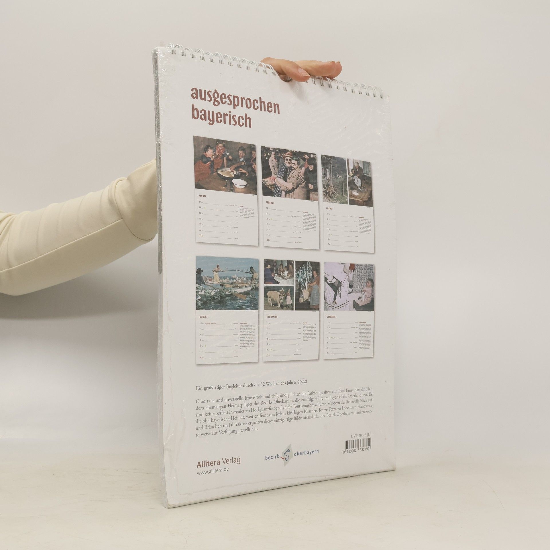 Dietlind Pedarnig ausgesprochen bayerisch - Wochenkalender 2022