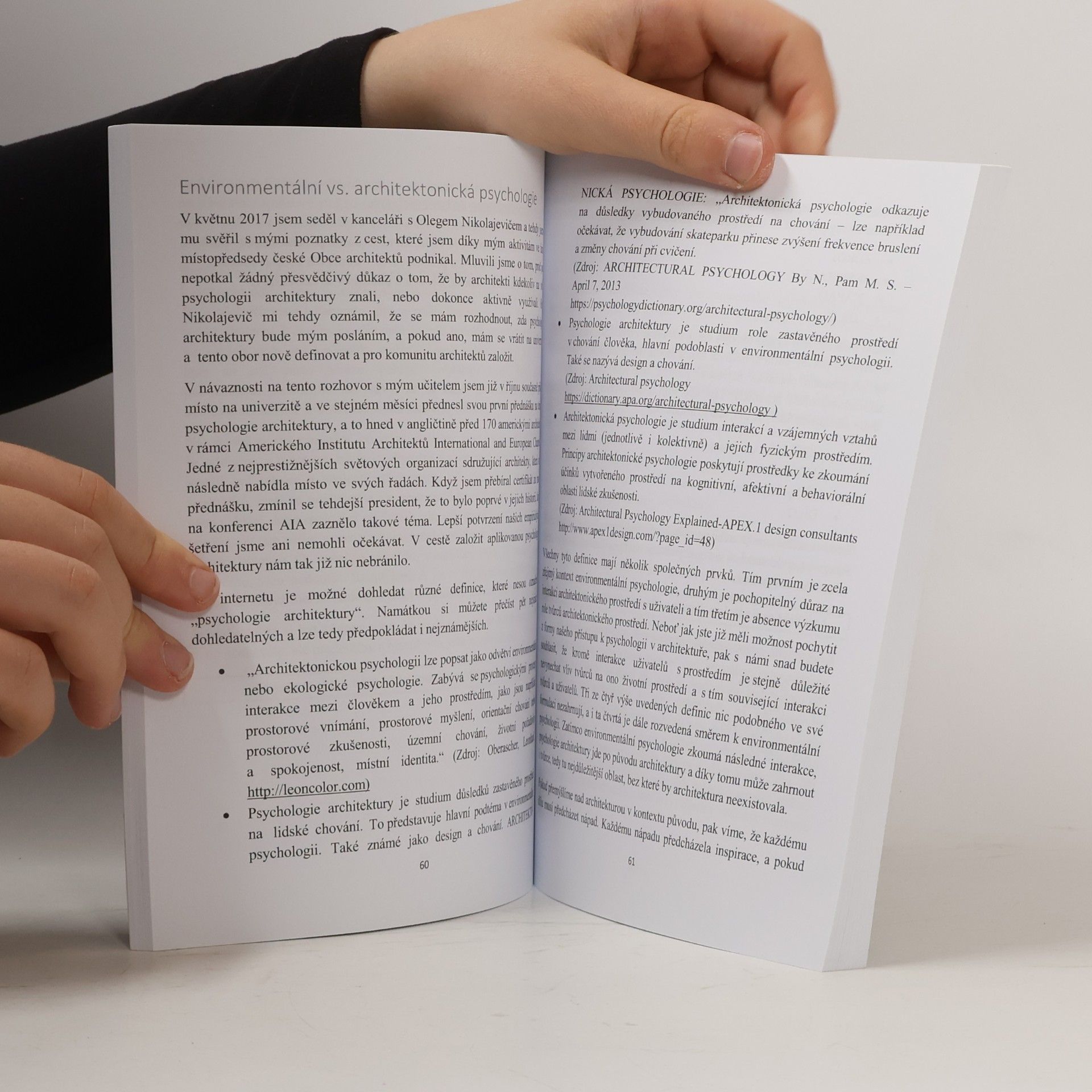 Karel Smejkal Aplikovaná psychologie architektury
