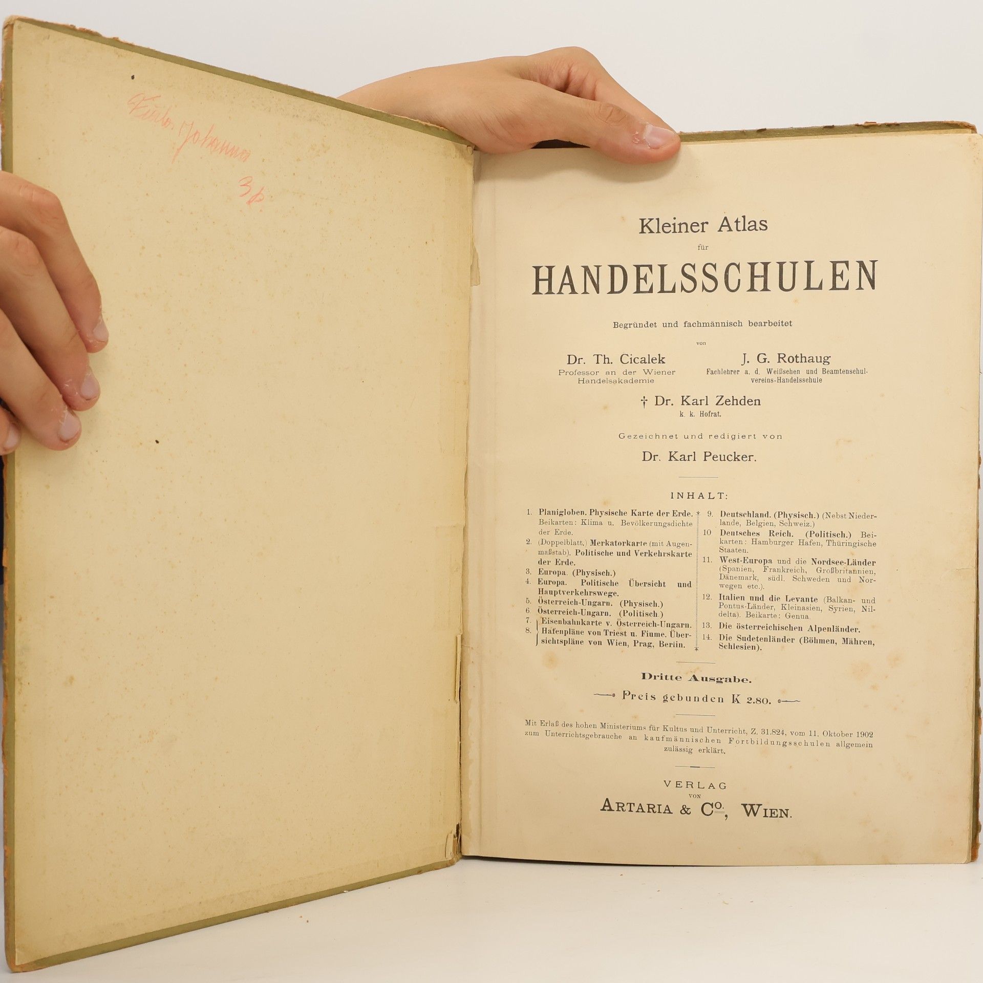 Various authors Kleiner atlas fur handelsschulen
