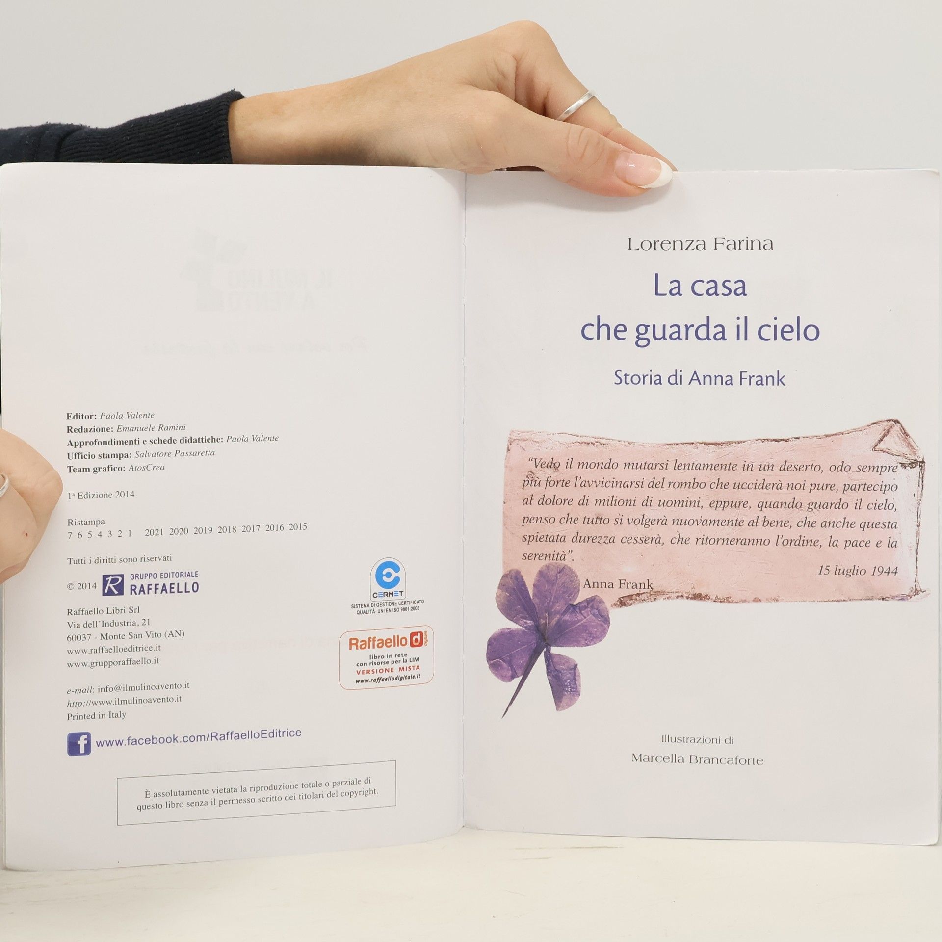 Lorenza Farina Serie blu - 40: La casa che guarda il cielo