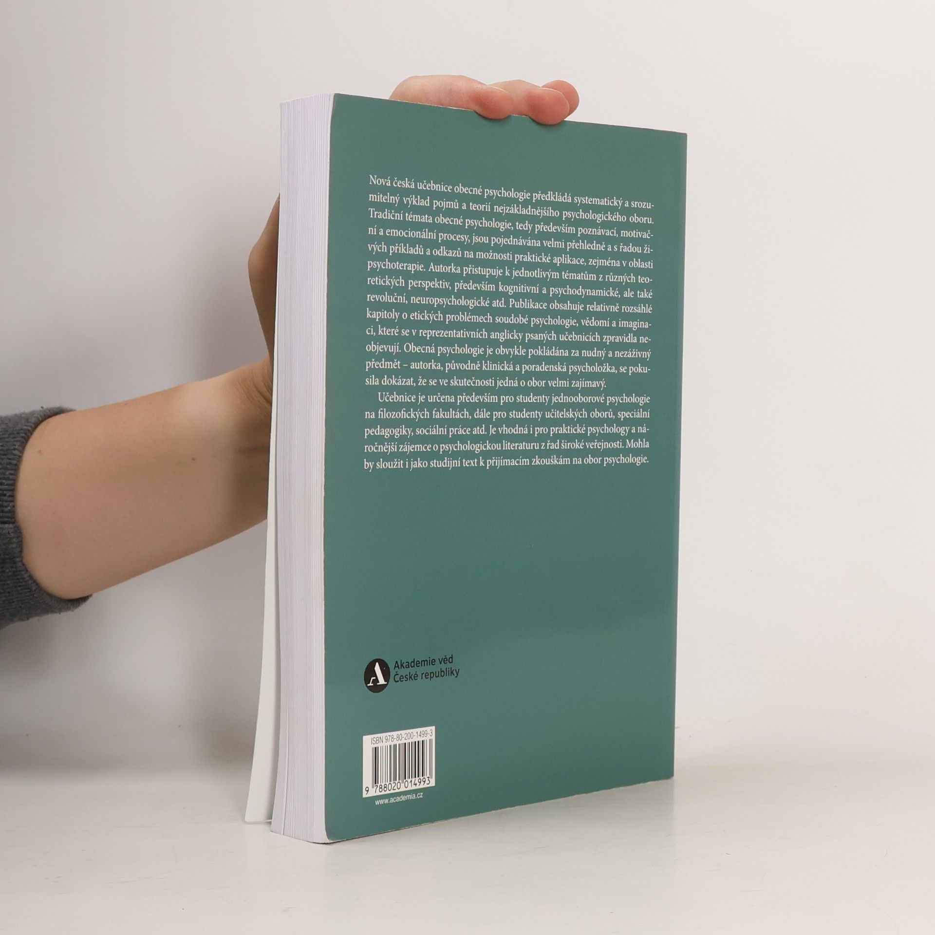 Alena Plháková Učebnice obecné psychologie