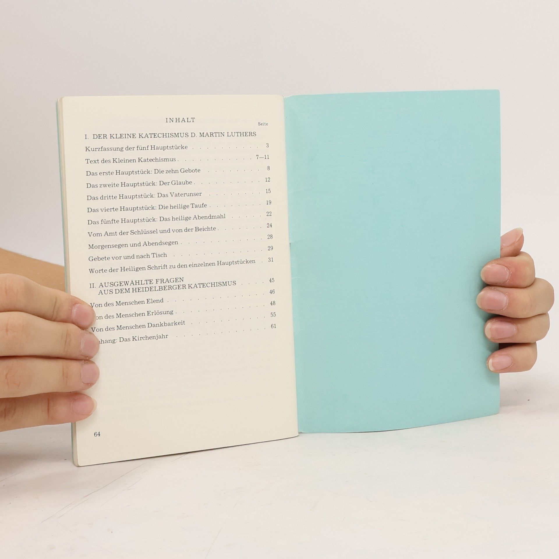 kolektiv Der Kleine Katechismus D. Martin Luthers