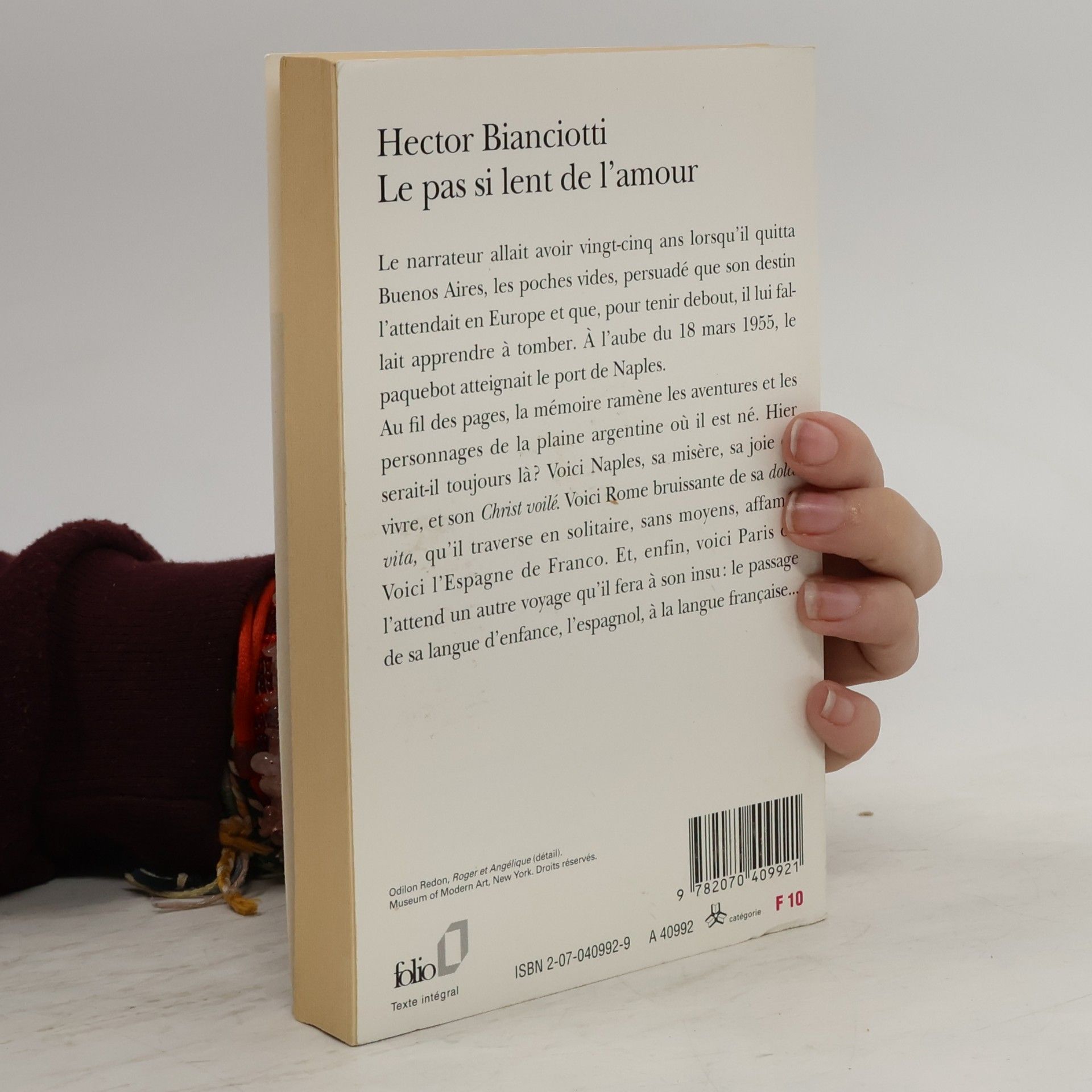 Hector Bianciotti Le pas si lent de l'amour