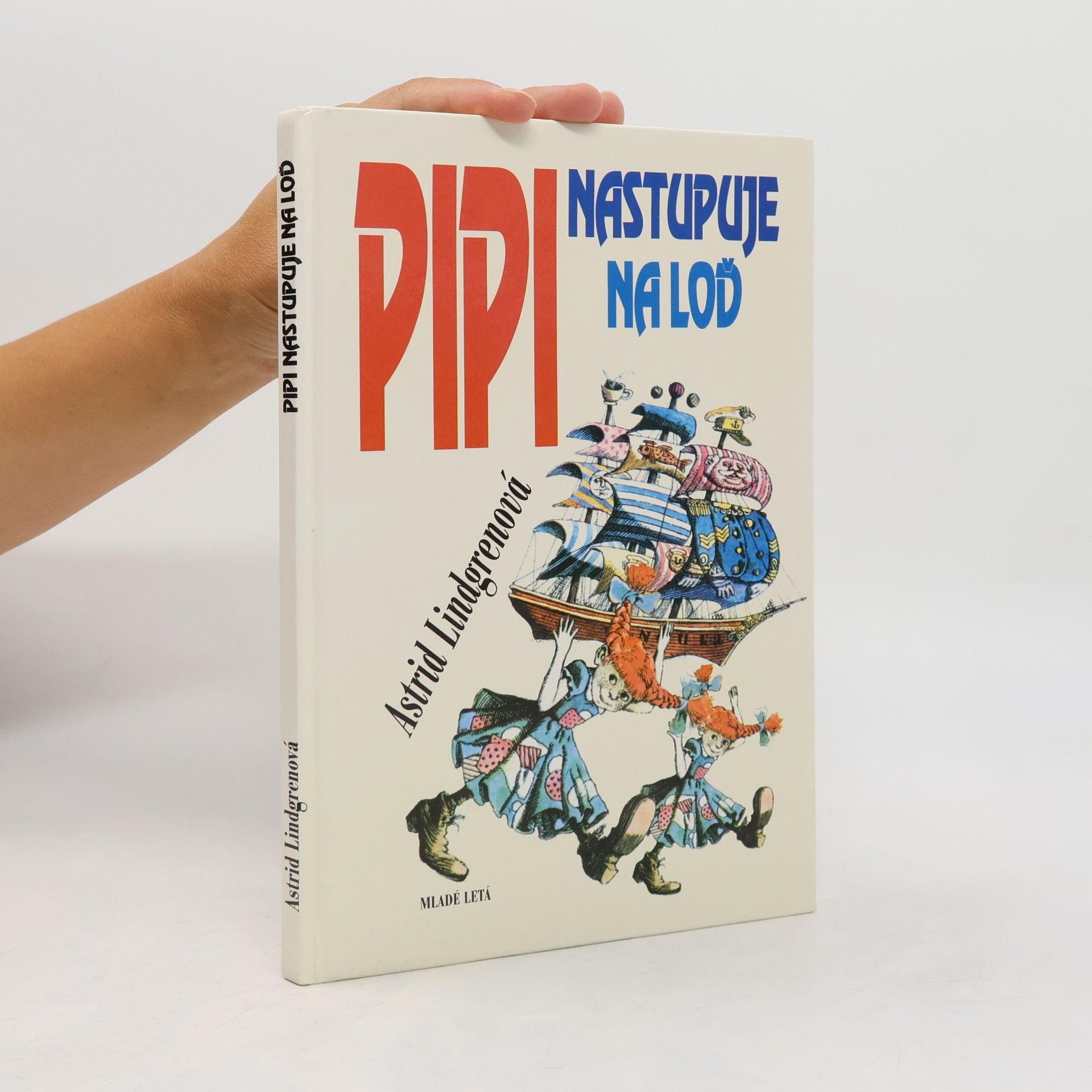 Astrid Lindgren Pippi nastupuje na loď