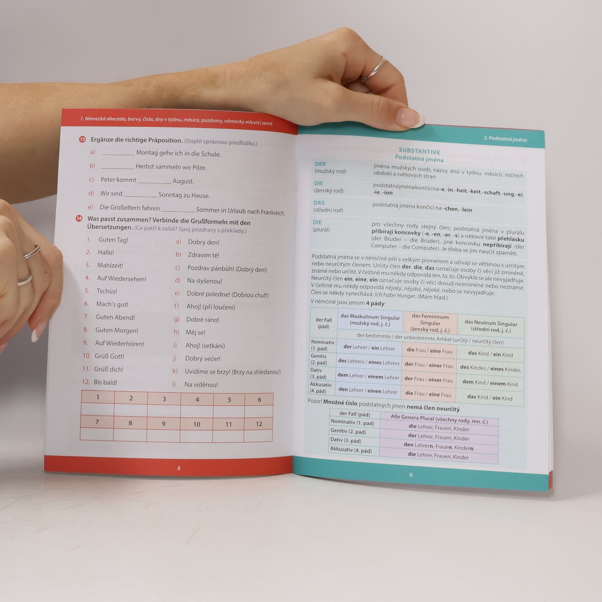 TAKTIK Německá gramatika 7 pro ZŠ – 1. díl - procvičovací sešit