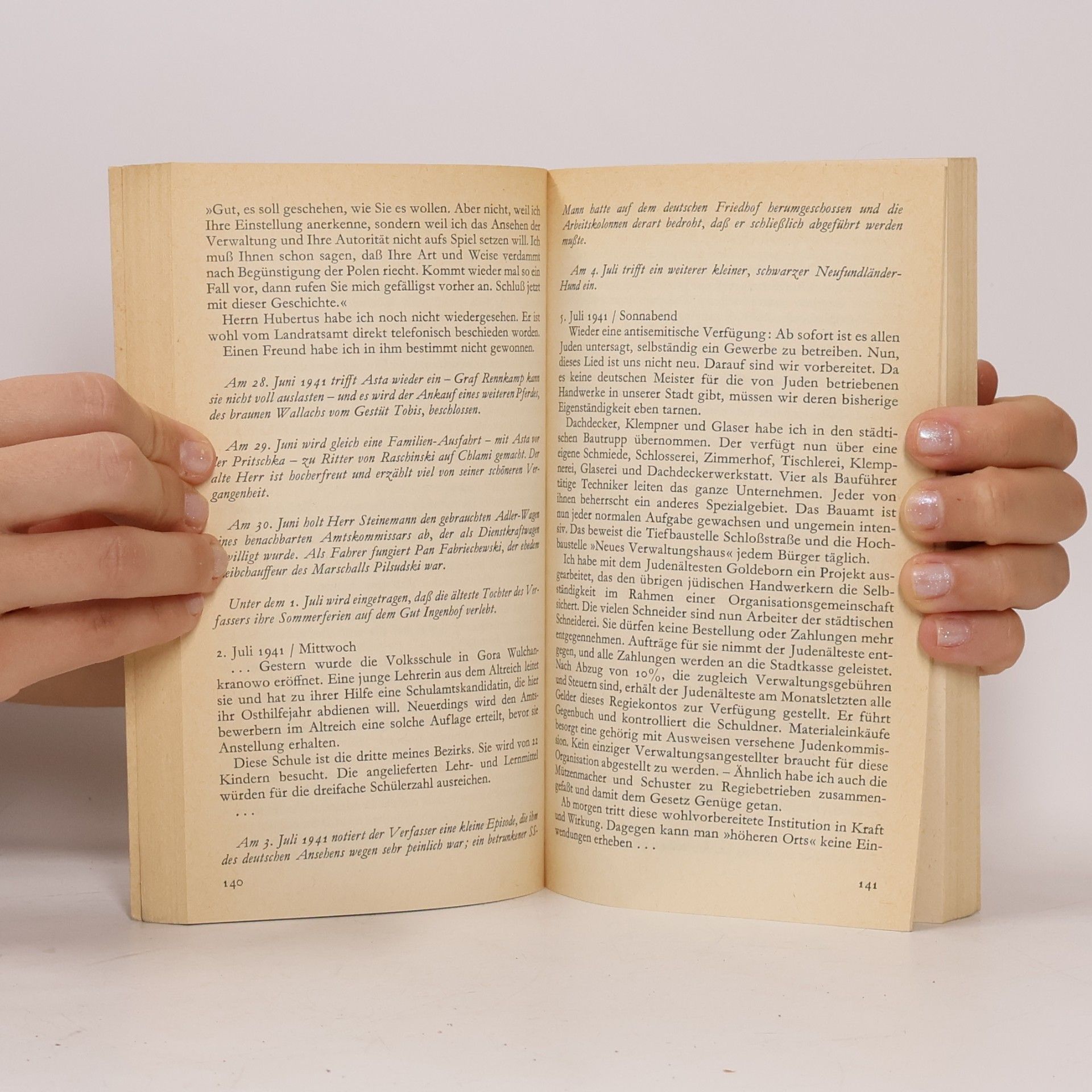 Alexander Hohenstein Wartheländisches Tagebuch aus den Jahren 1941/42.