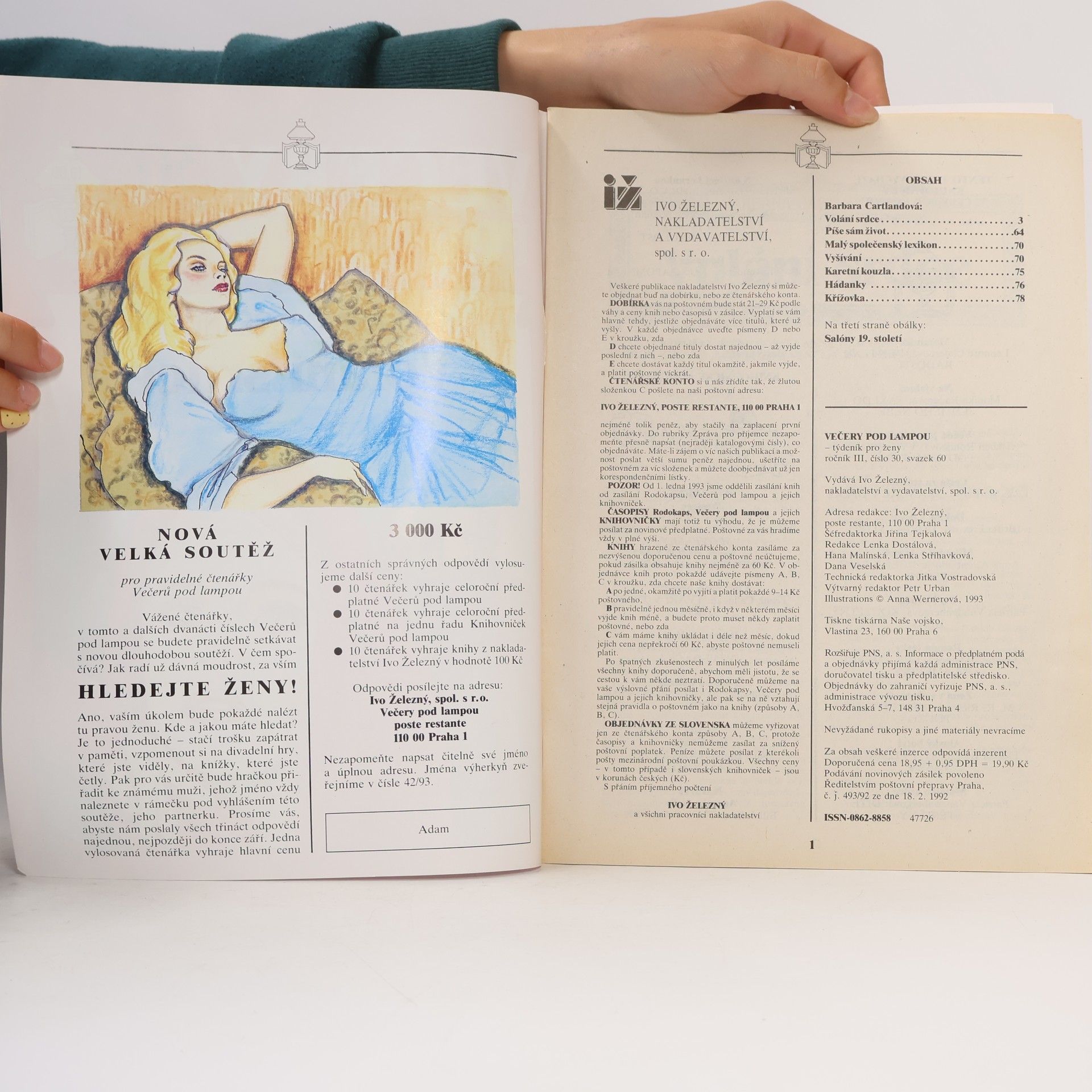 Barbara Cartland Večery pod lampou 30/93. Volání srdce