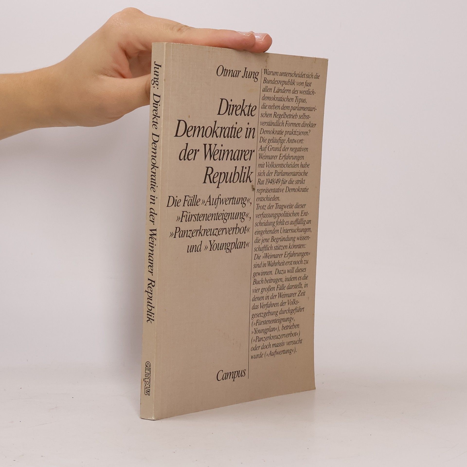 Direkte Demokratie in der Weimarer Republik