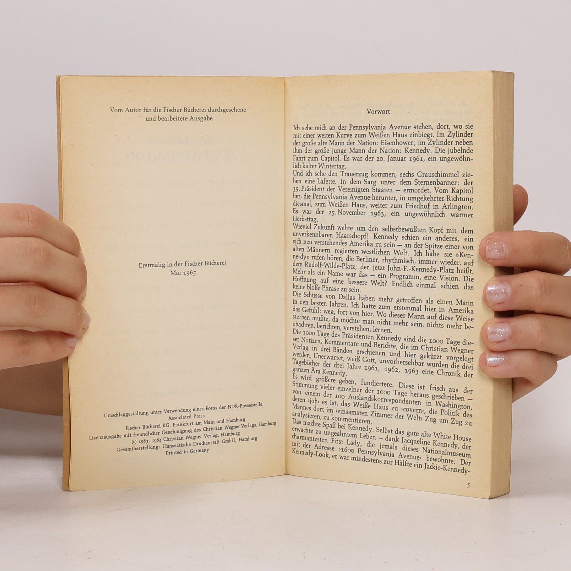 Thilo Koch Tagebuch aus Washington