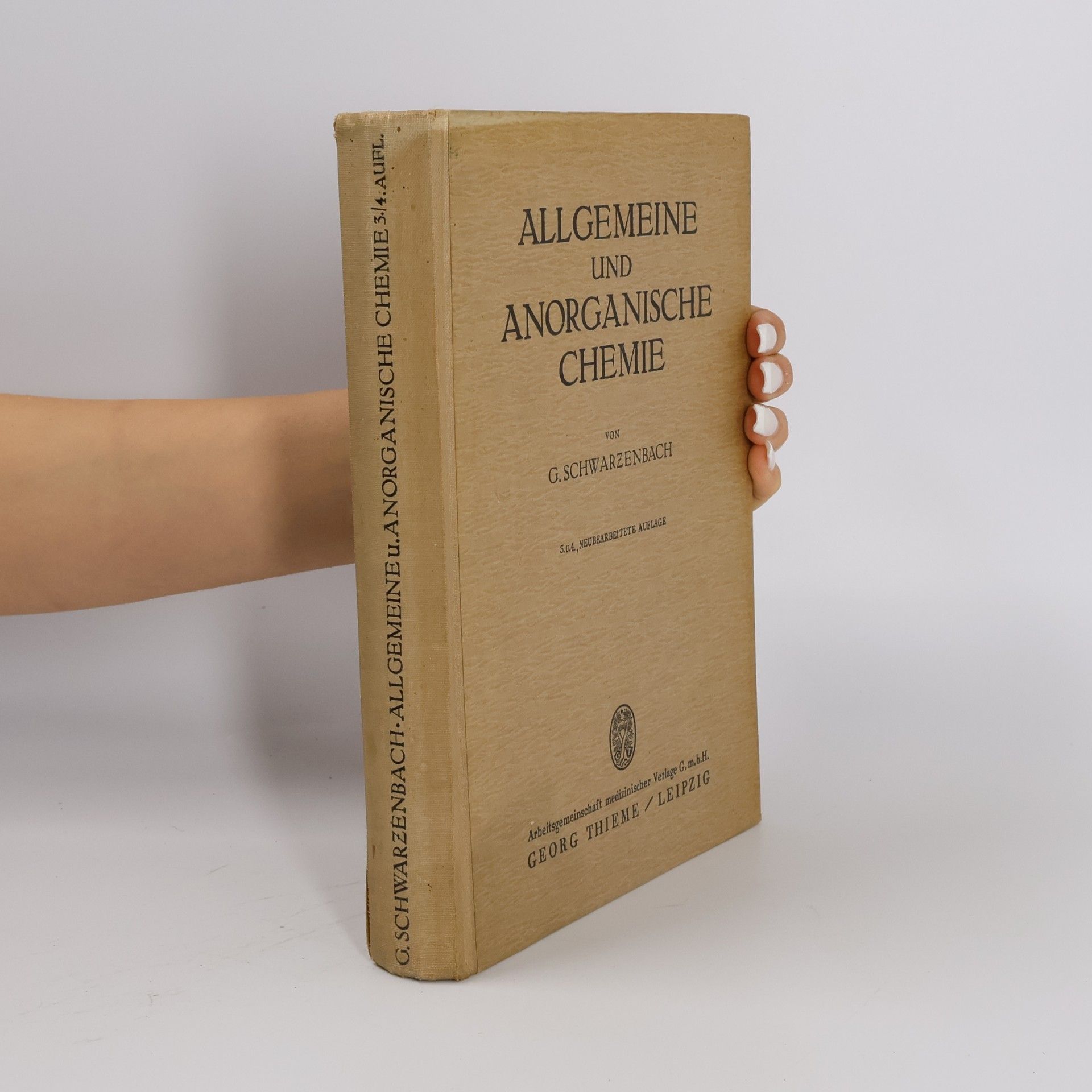 Gerold Schwarzenbach  Allgemeine und Anorganische Chemie