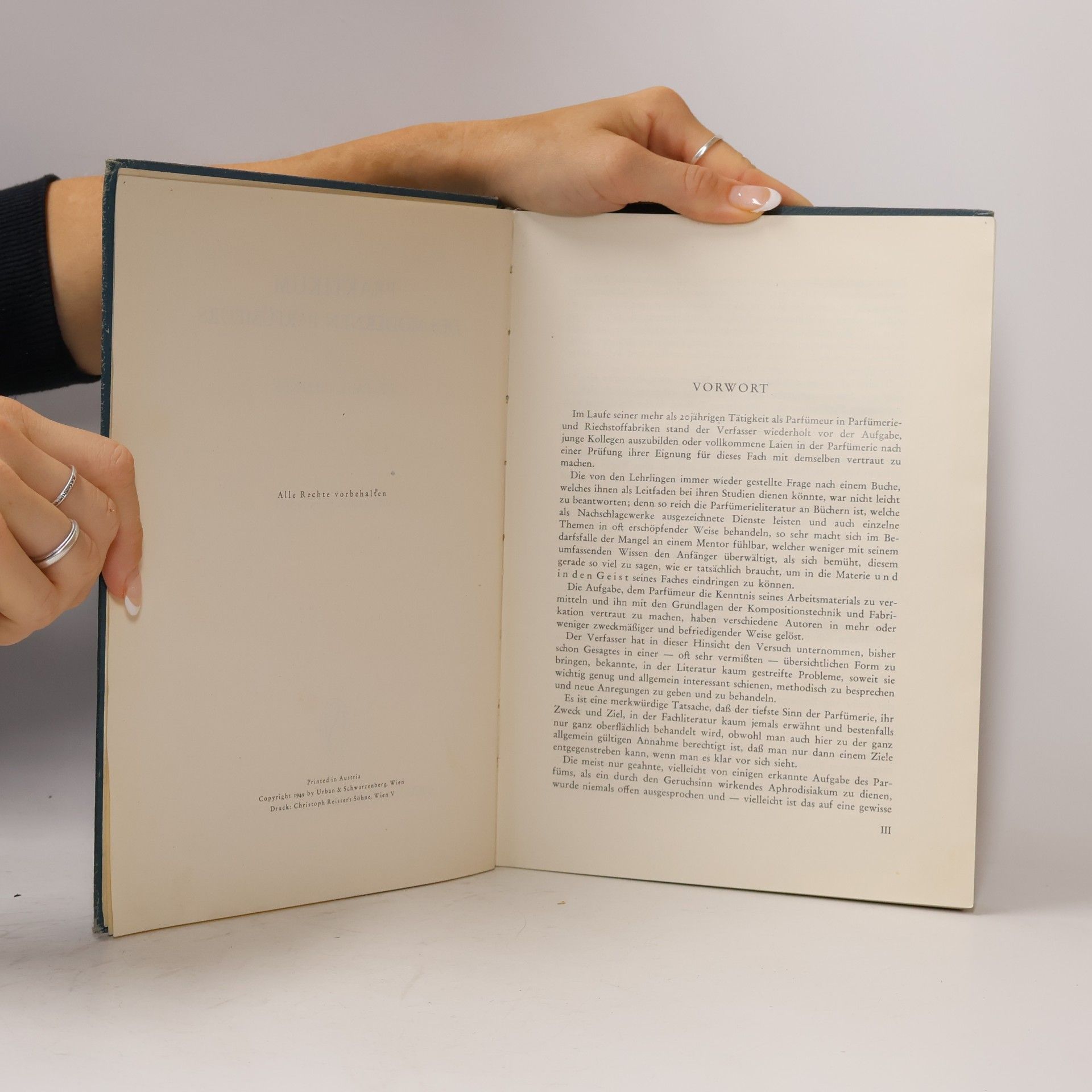 Paul Jellinek Praktikum des modernen Parfümeurs
