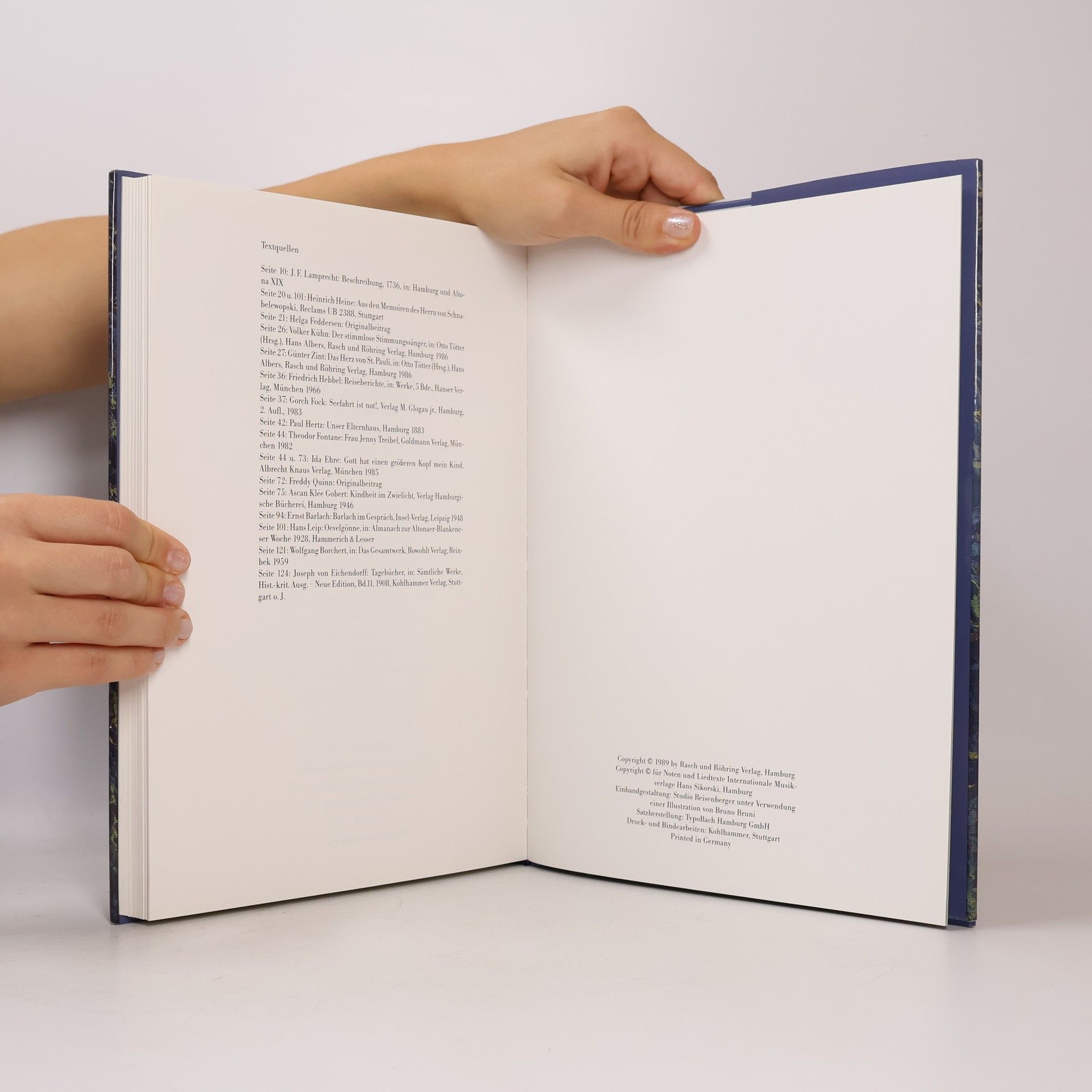 Ingeborg Volk Hamburger Liederbuch