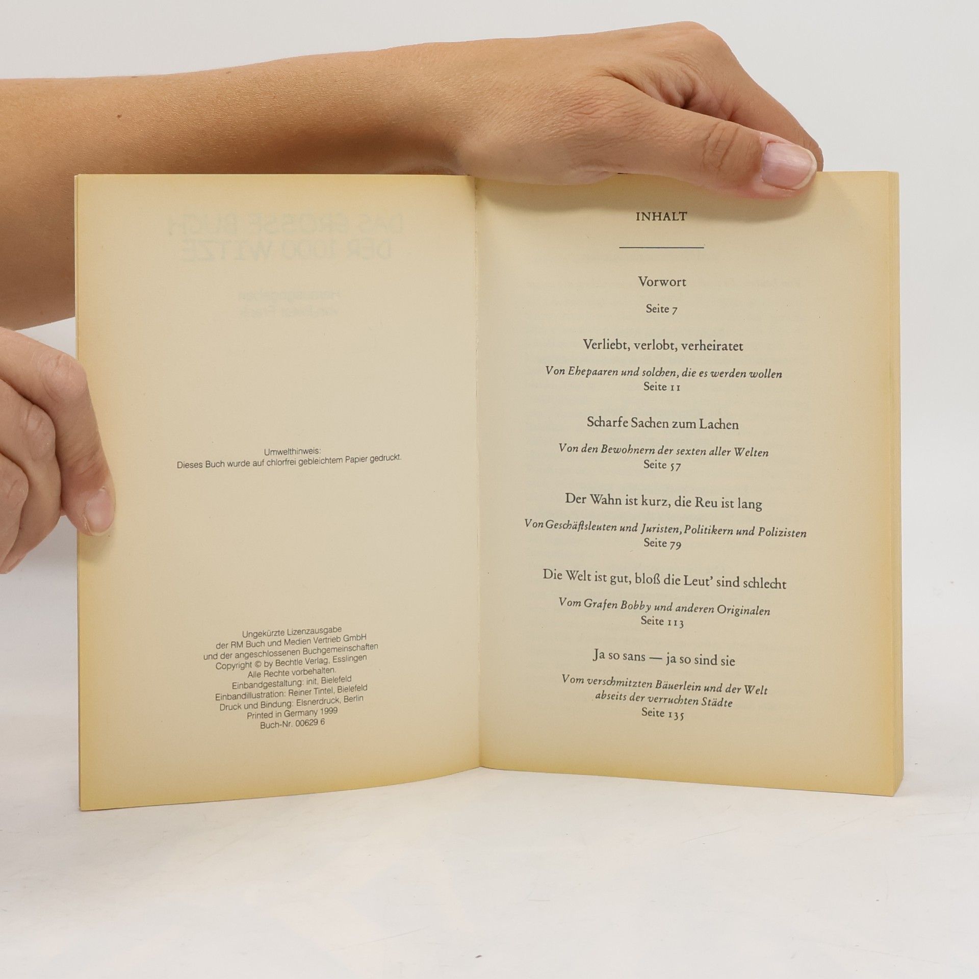 Various authors Das große Buch der 1000 Witze