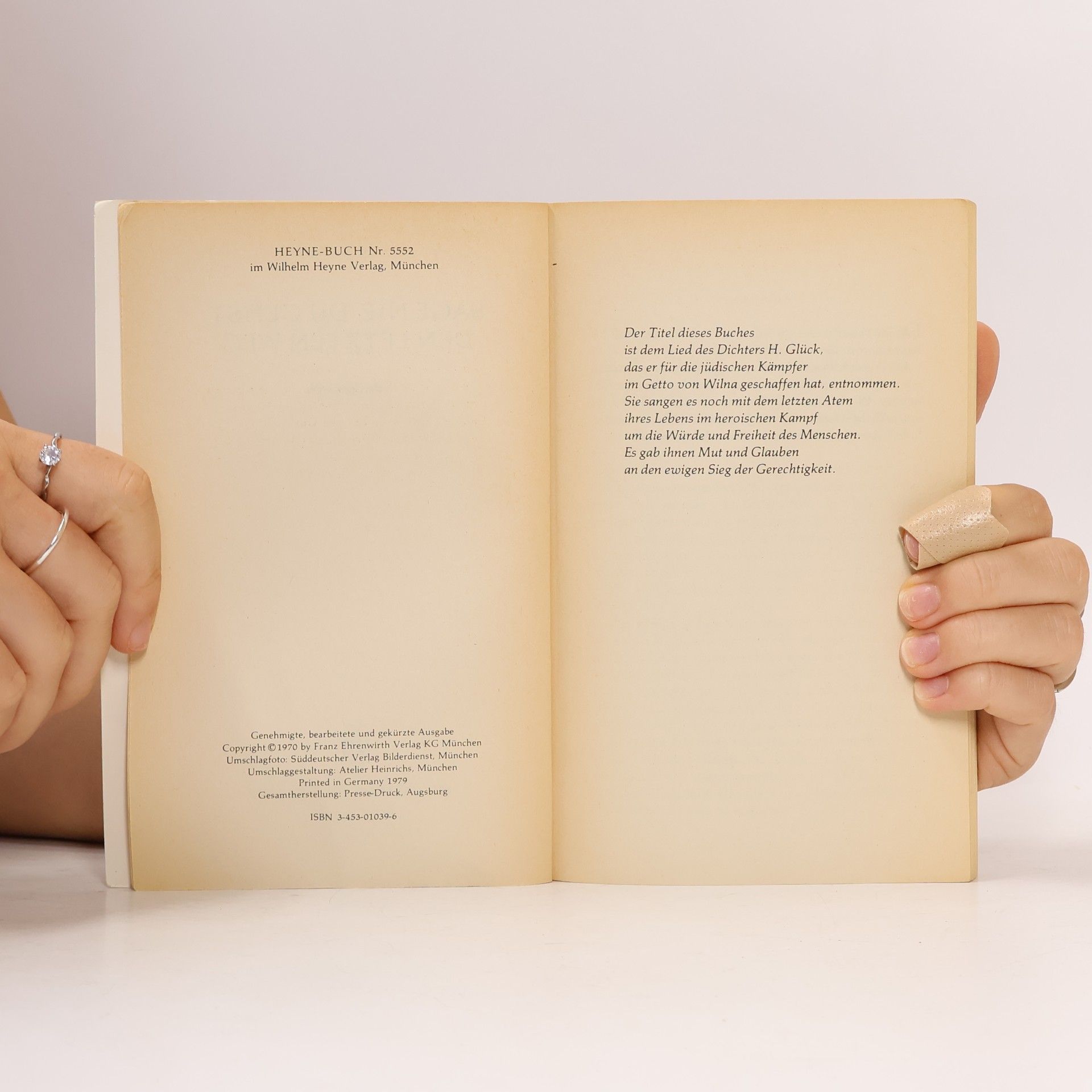 Štefan Schwarz Heyne Bücher: Sage nie, du gehst den letzten Weg