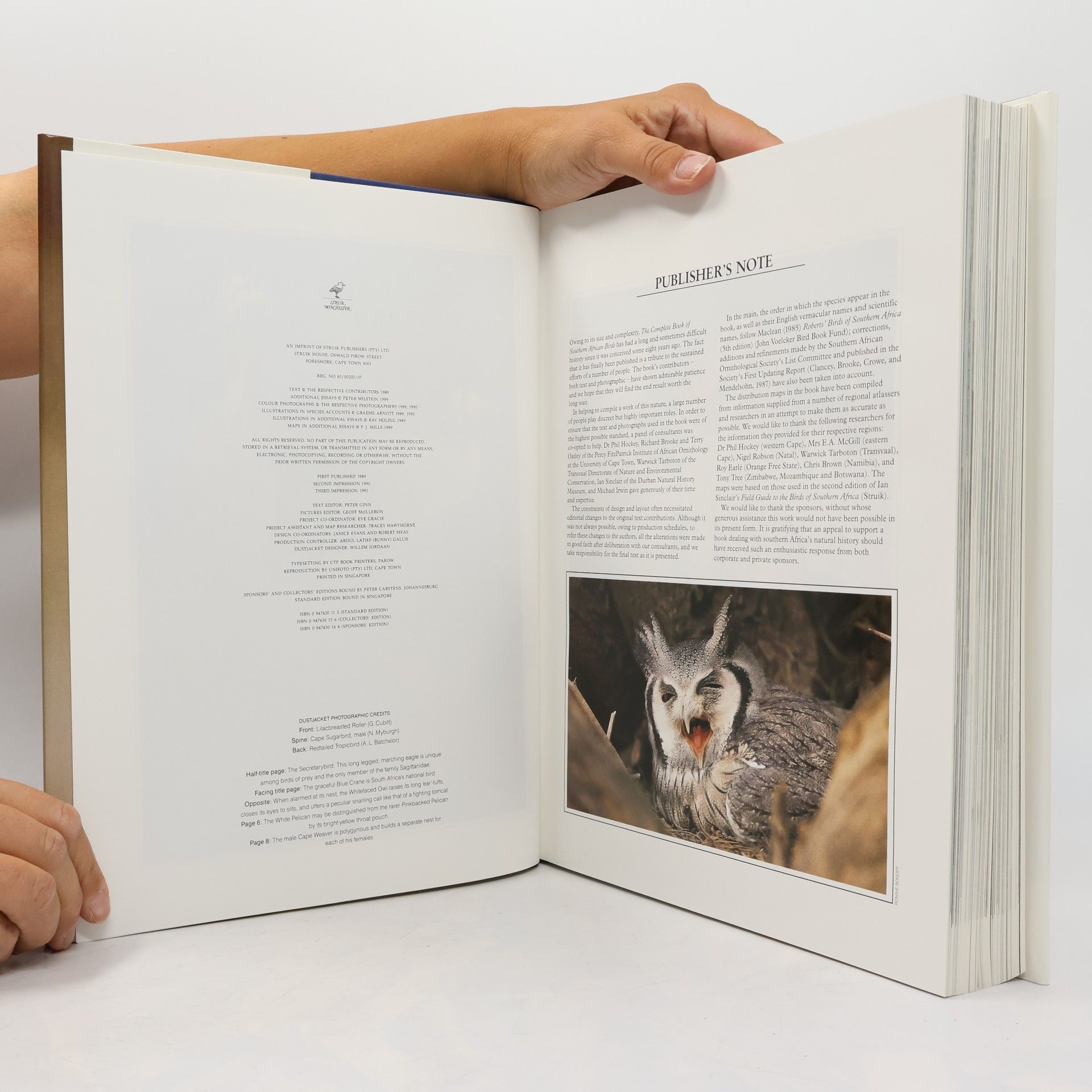 Peter Milstein The Complete Book of Southern African Birds