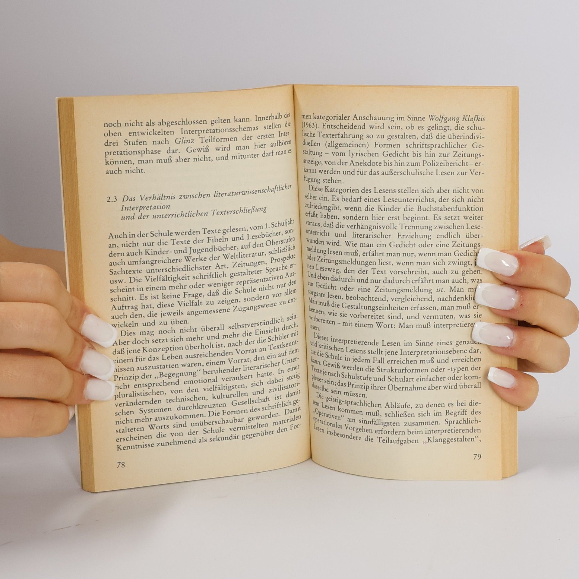 Dietrich Boueke Erziehung zum Buch