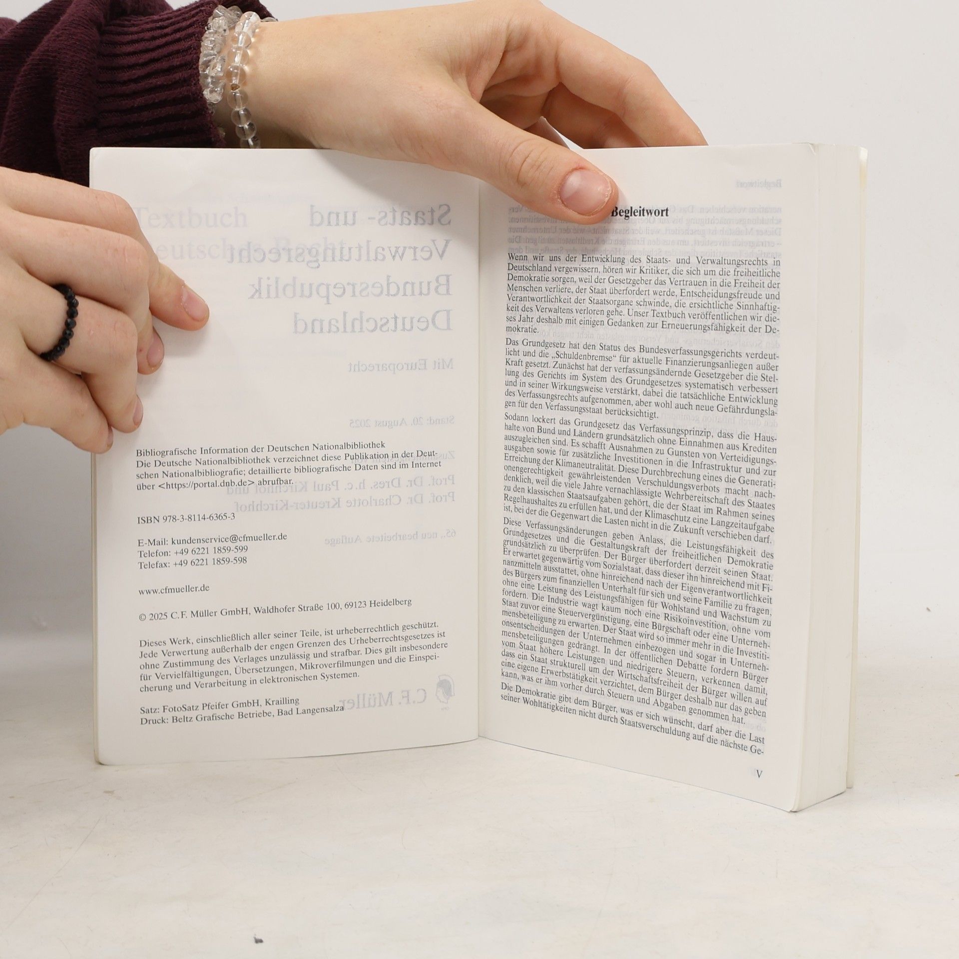 Textbuch Deutsches Recht: Staats- und Verwaltungsrecht Bundesrepublik Deutschland