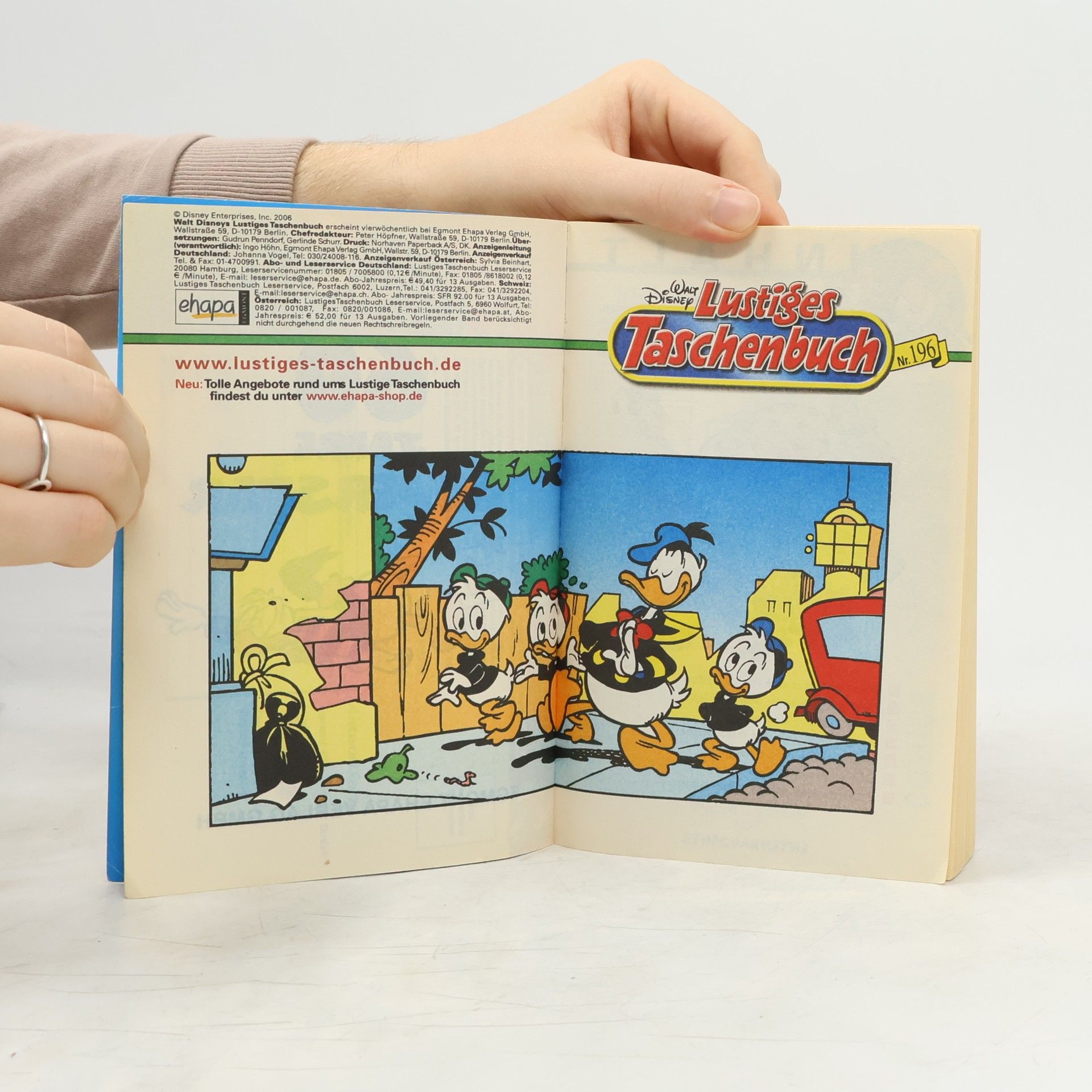 Walt Disney Lustiges Taschenbuch 196