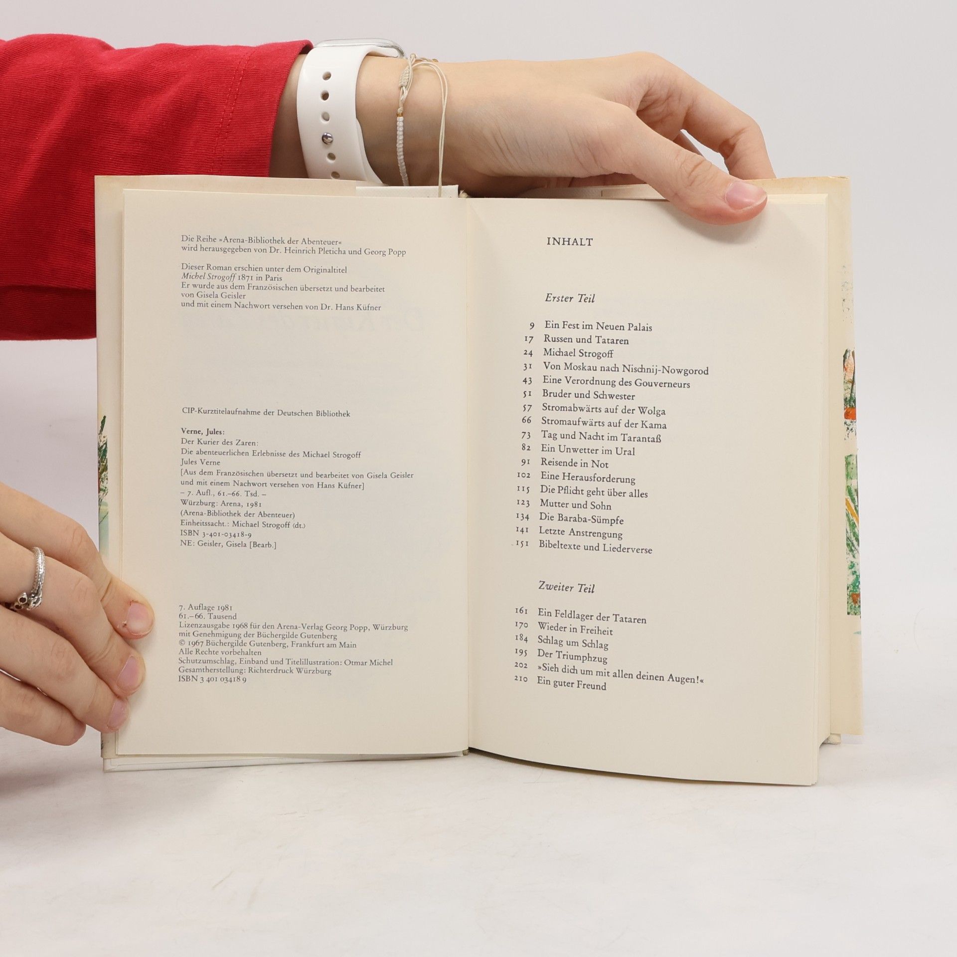 Jules Verne Arena-Bibliothek der Abenteuer: Der Kurier des Zaren