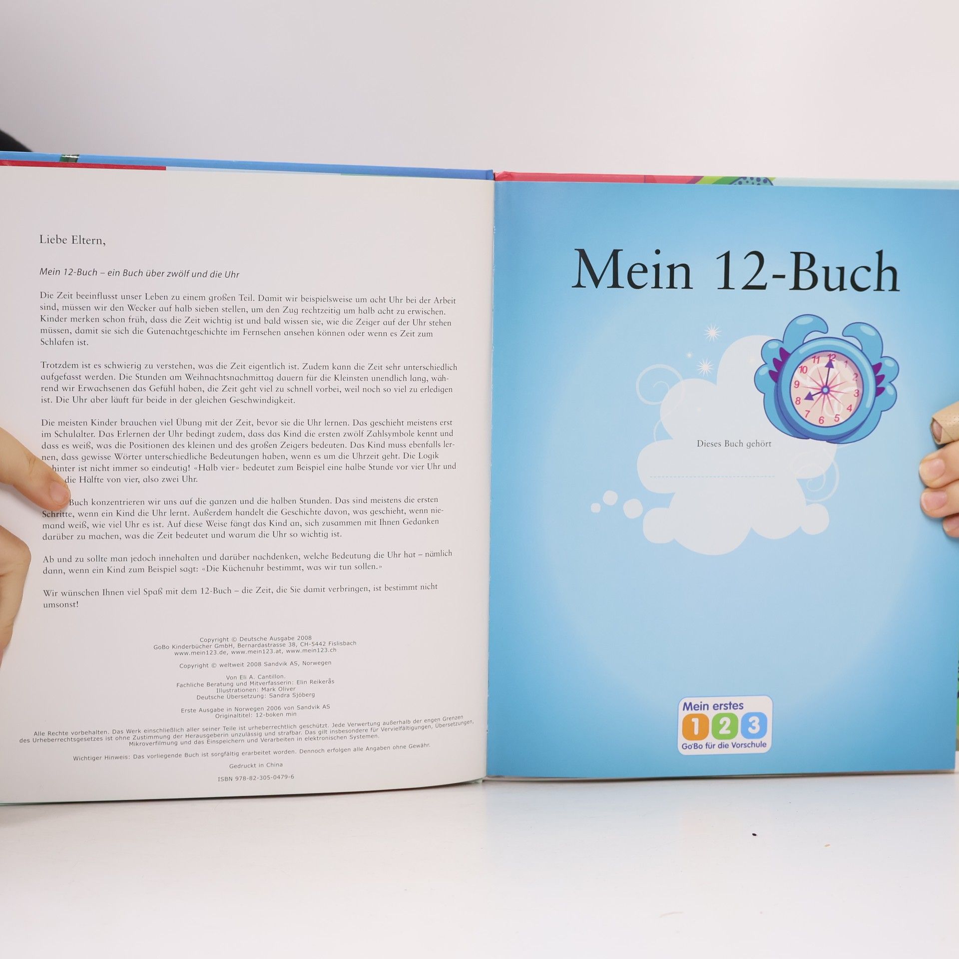 Eli A. Cantillon Mein erstes GoBo für die Vorschule mein 12-Buch