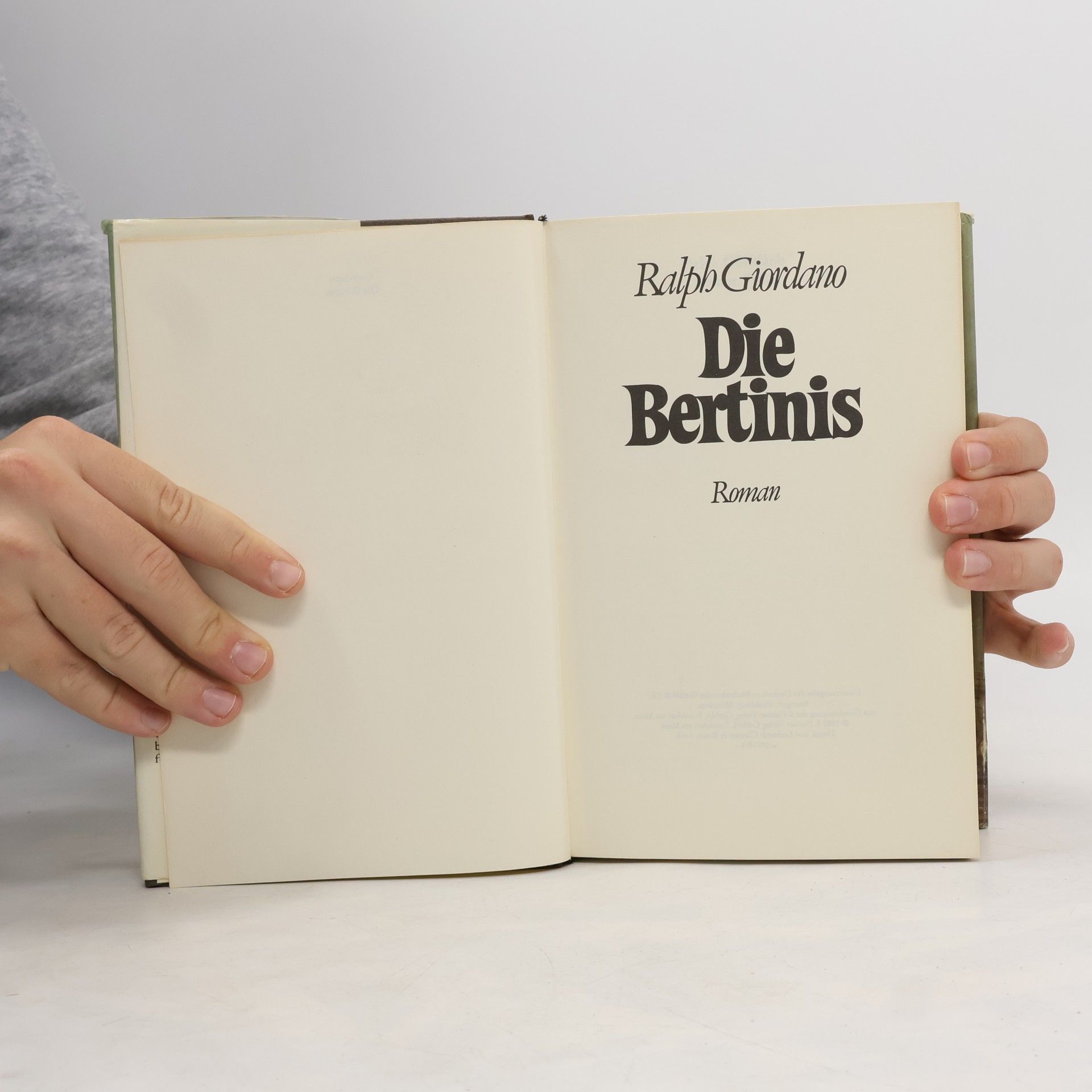 Ralph Giordano Die Bertinis