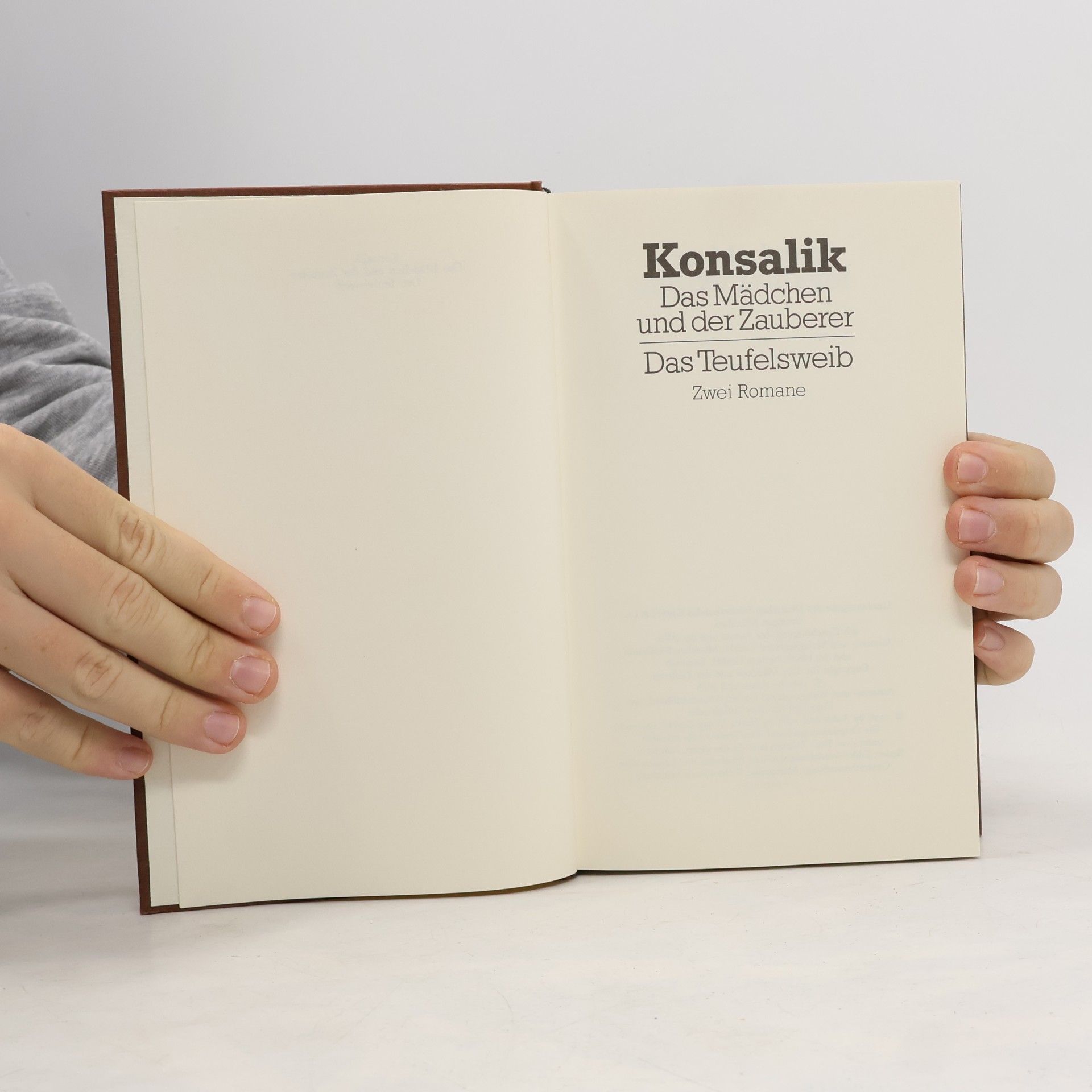Heinz Günther Konsalik Das Mädchen und der Zauberer. Das Teufelsweib