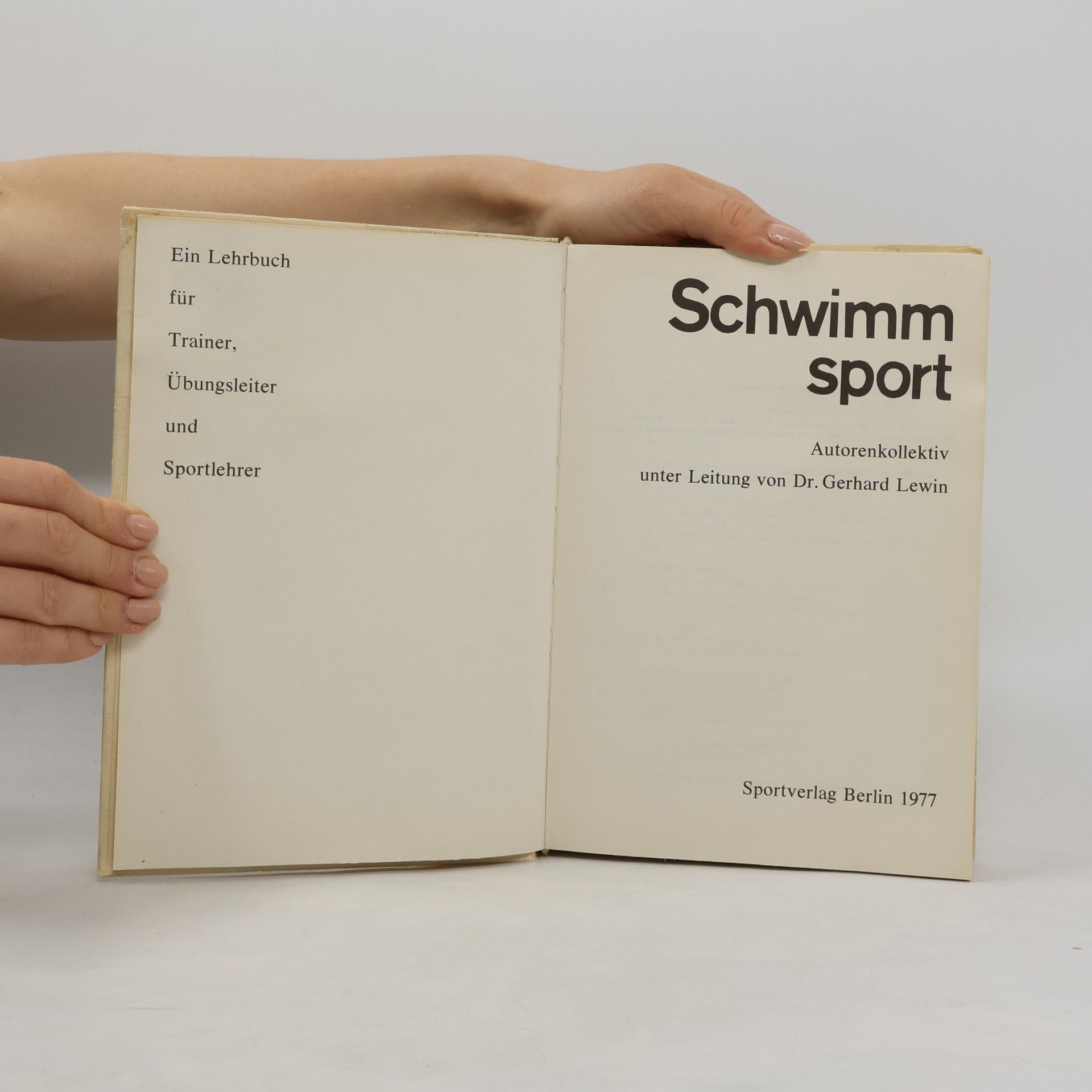 Gerhard Lewin Schwimmsport