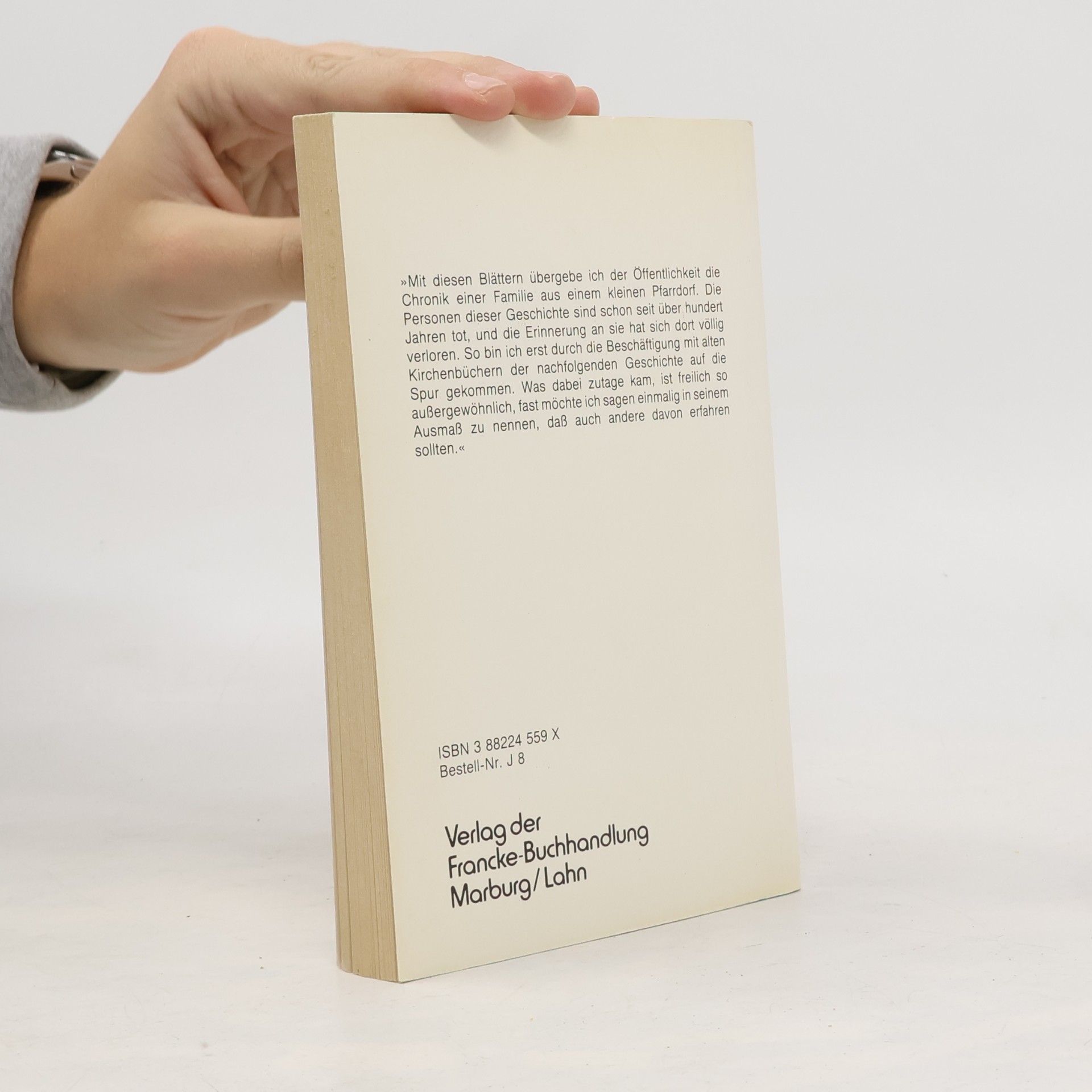 Hans Schimmelpfeng Edition C - Reihe J: Annekath: Aus einem alten Kirchenbuch