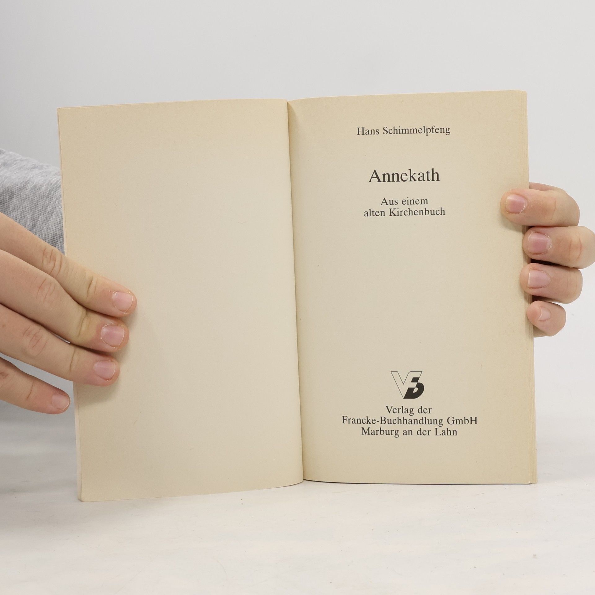 Hans Schimmelpfeng Edition C - Reihe J: Annekath: Aus einem alten Kirchenbuch