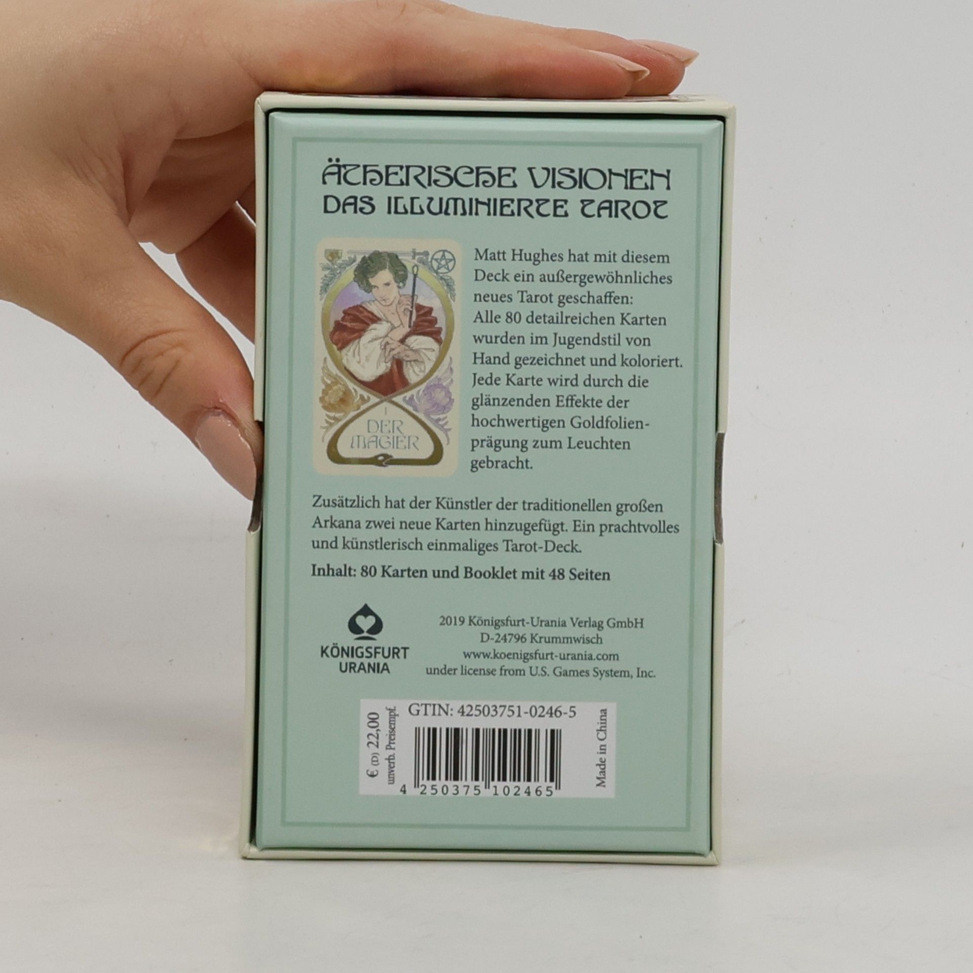Matt Hughes Ätherische Visionen. Das illuminierte Tarot