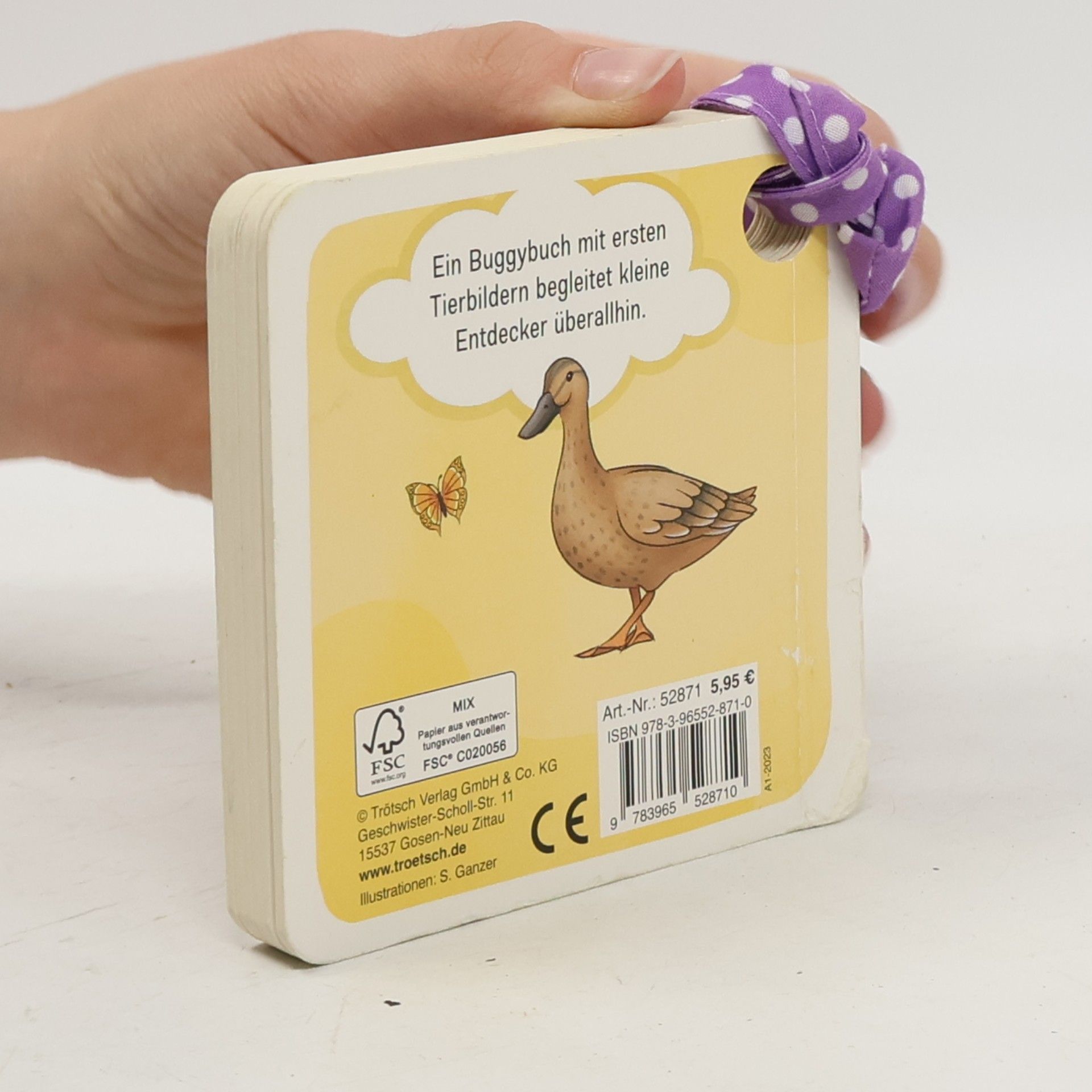 Auteurscollectief Trötsch Buggy-Buch Erste Tiere. Entdeckerbuch Beschäftigungsbuch Spielbuch Bilderbuch