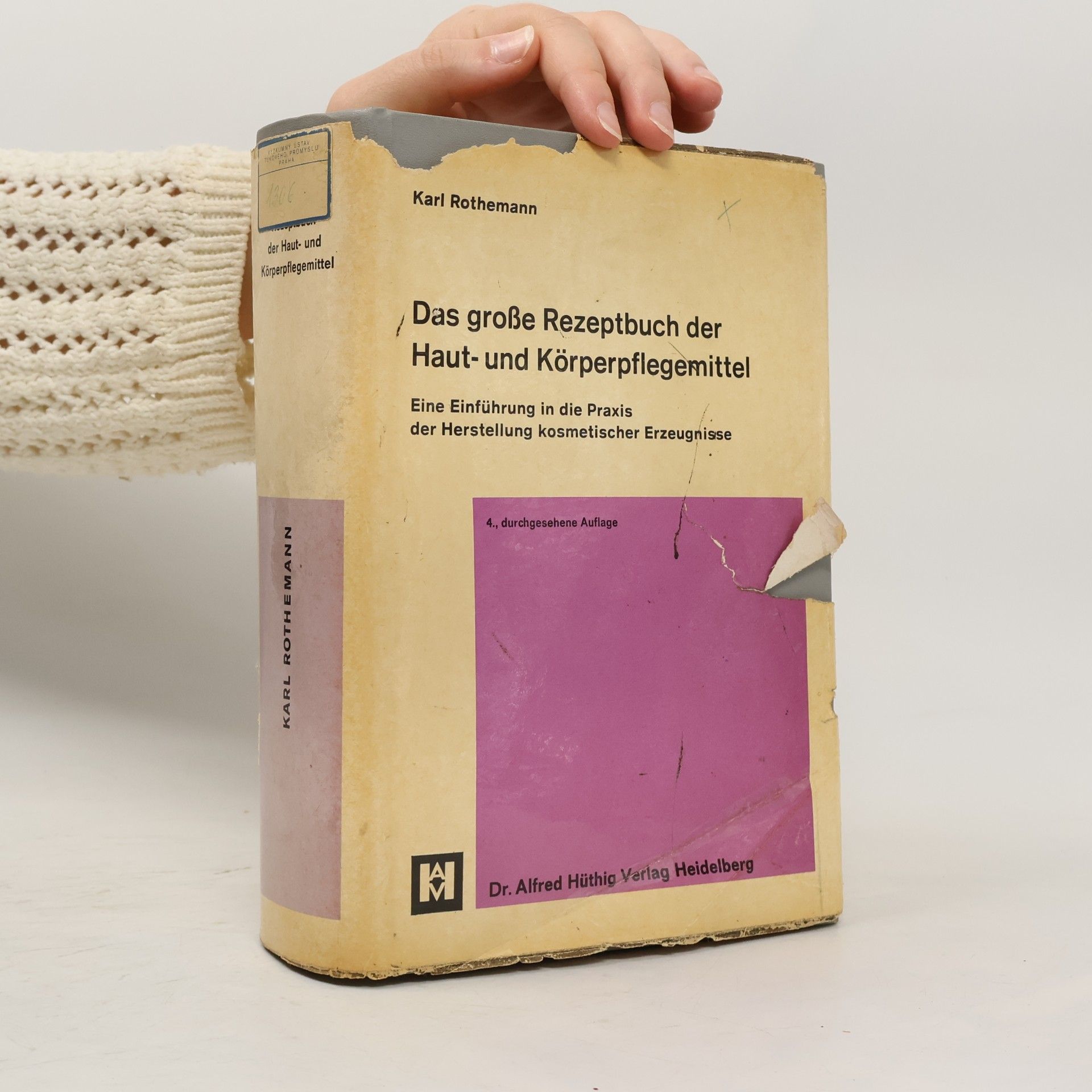 Karl Rothemann Das große Rezeptbuch der Haut- und Körperpflegemittel