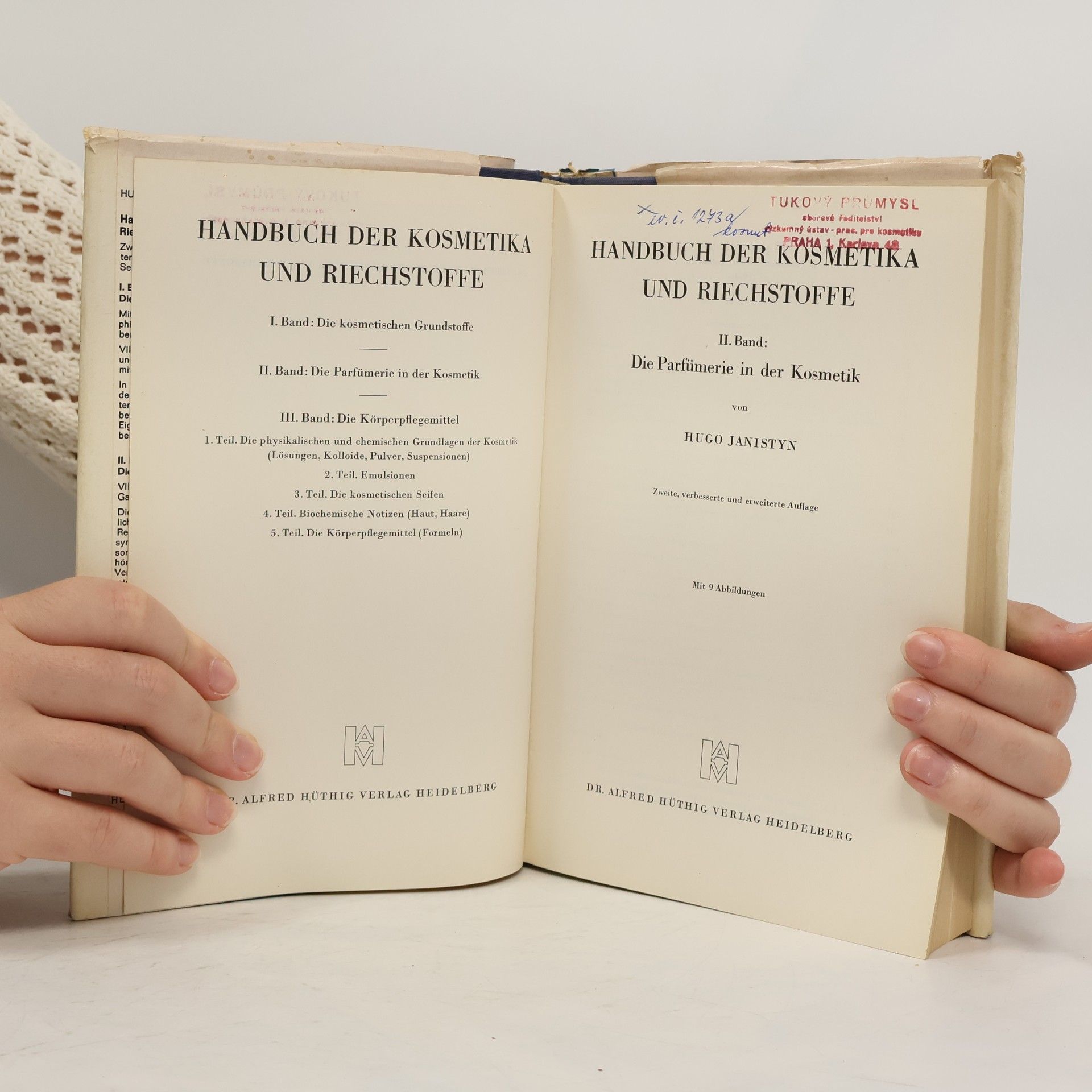 Boris Janistyn Handbuch der Kosmetika und Riechstoffe