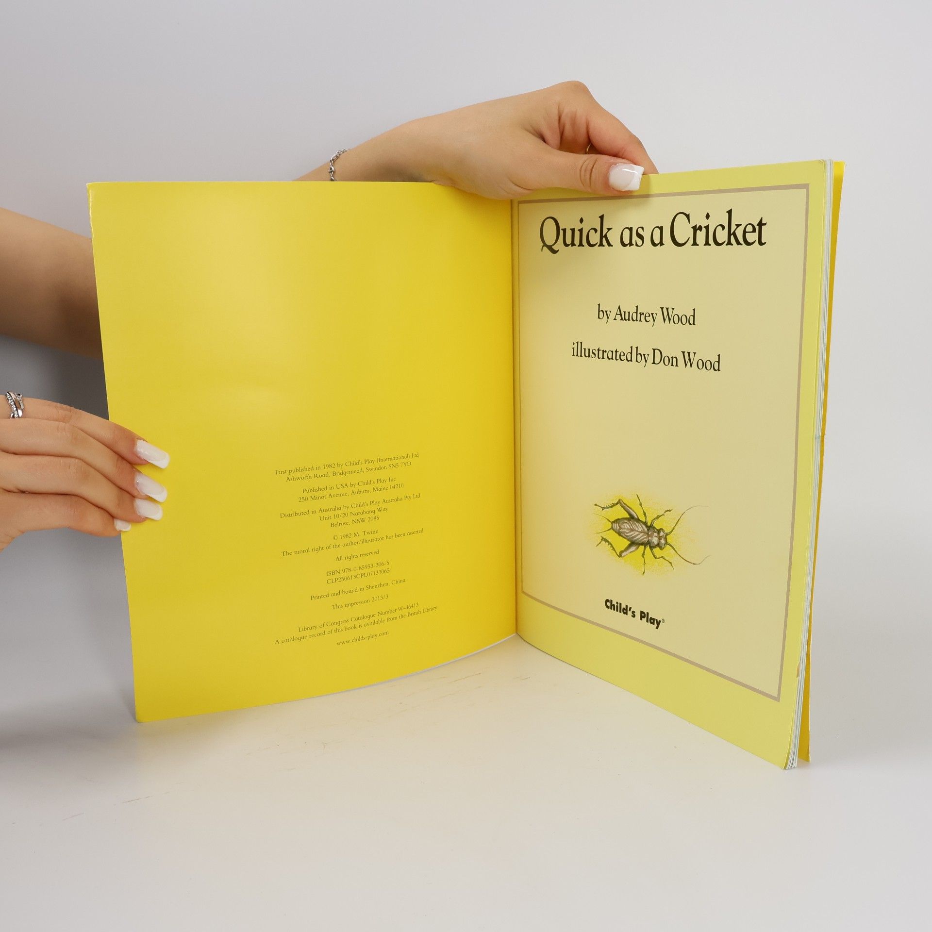 Audrey Wood Quick as a Cricket