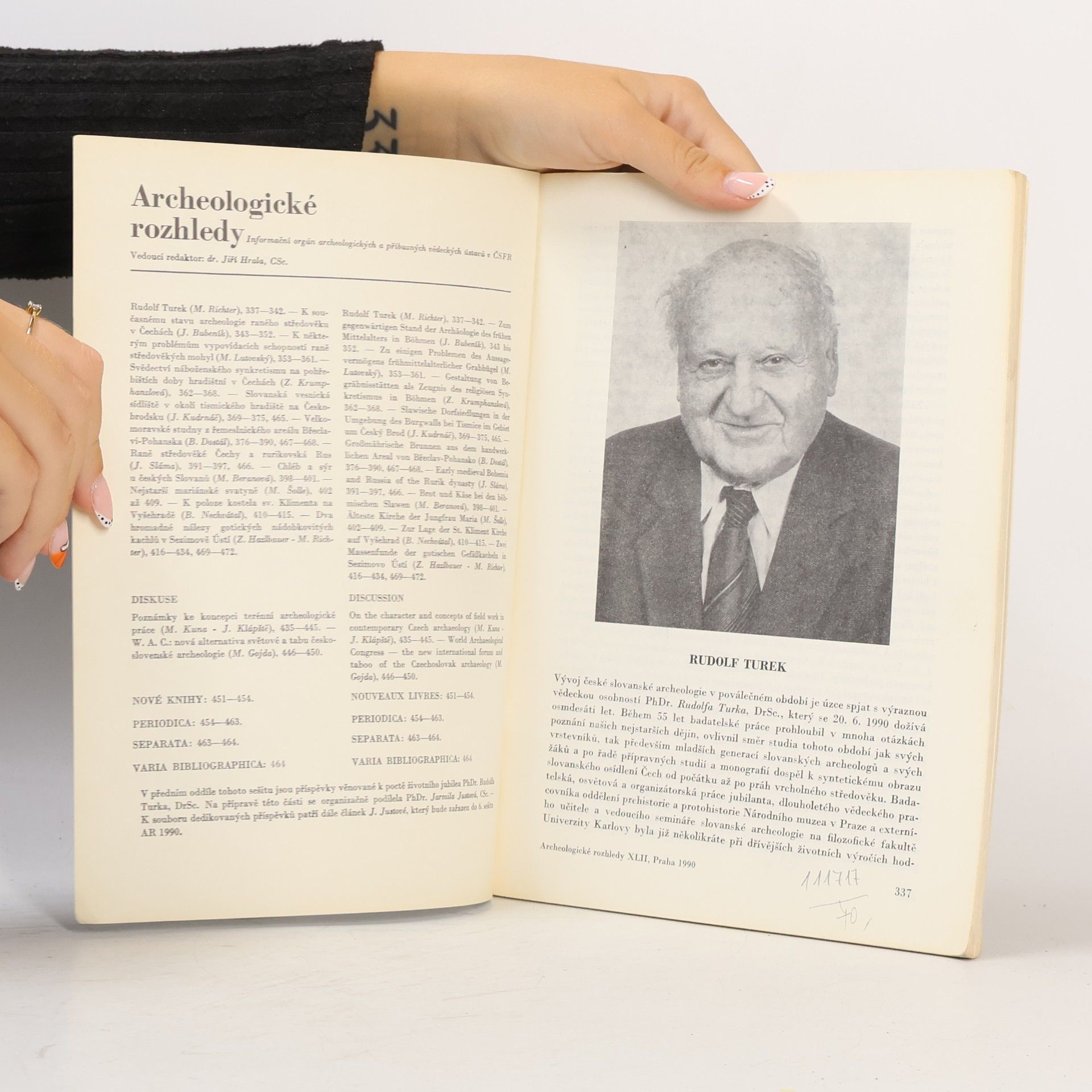 Various authors Archeologické rozhledy XL-1990-4