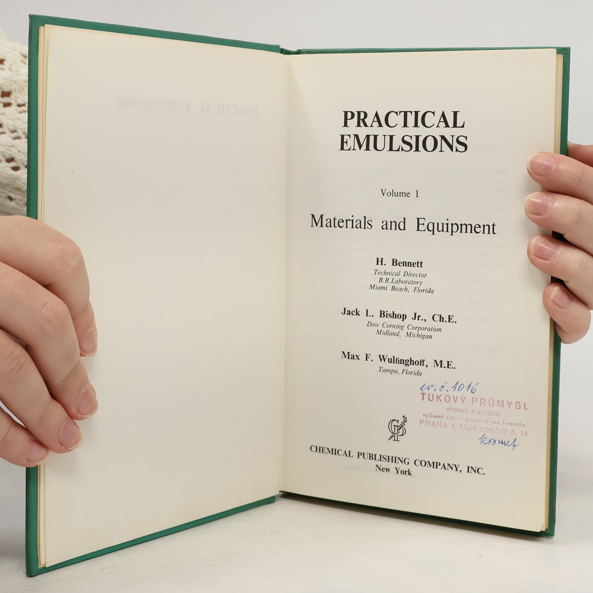 H. Bennett Practical Emulsions