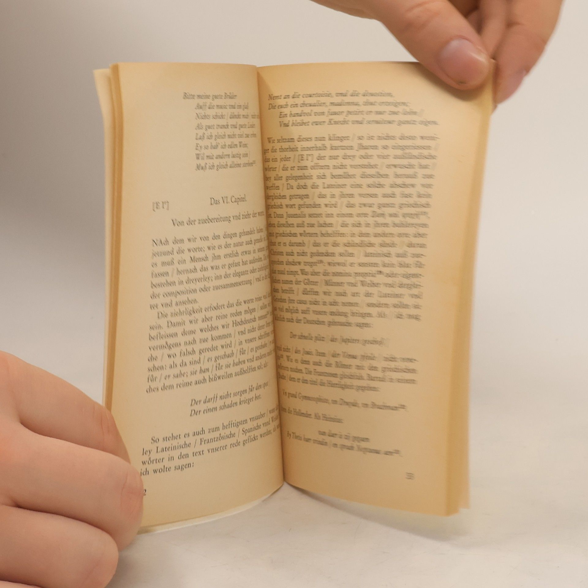 Martin Opitz Buch von der Deutschen Poeterey