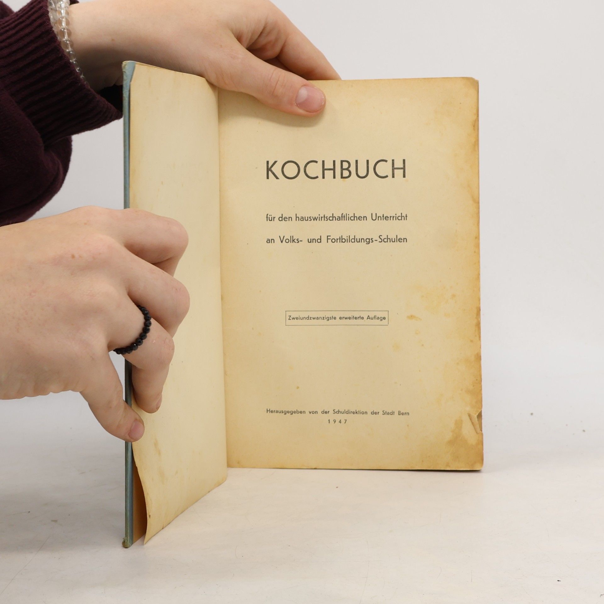 kolektiv Kochbuch für den hauswirtschaftlichen Unterricht an Volks- und Fortbildungs-Schulen