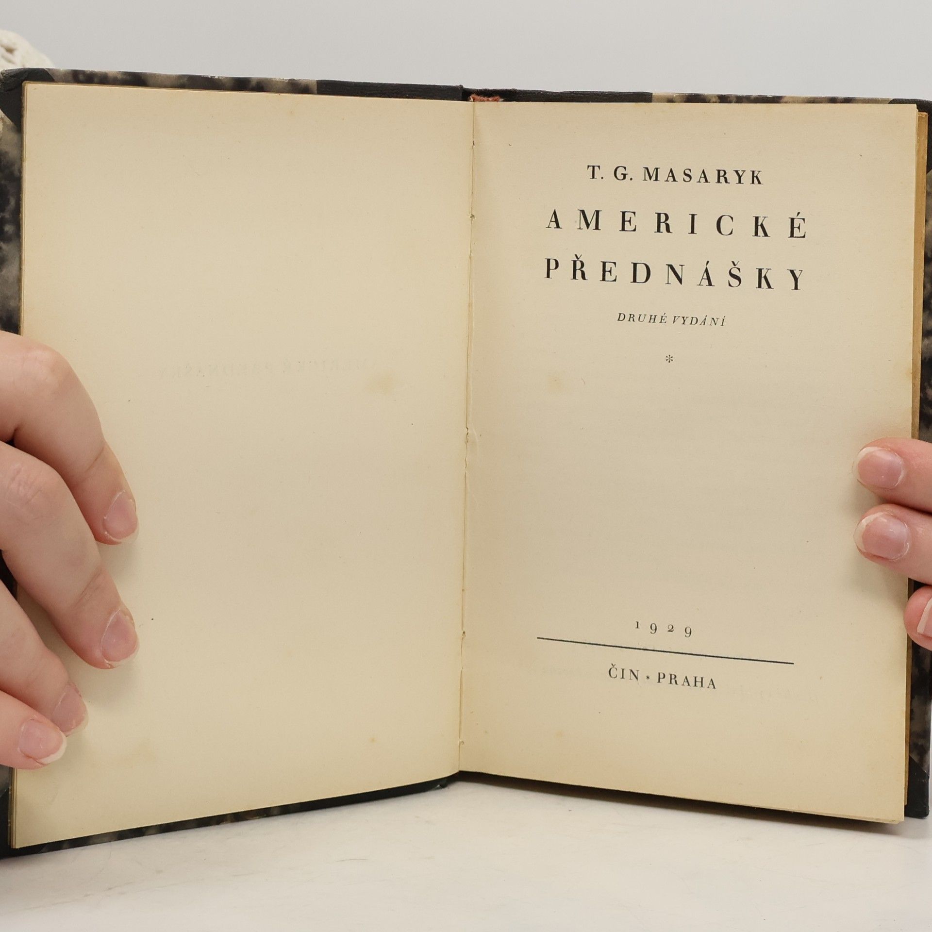 Tomáš Garrigue Masaryk Americké přednášky