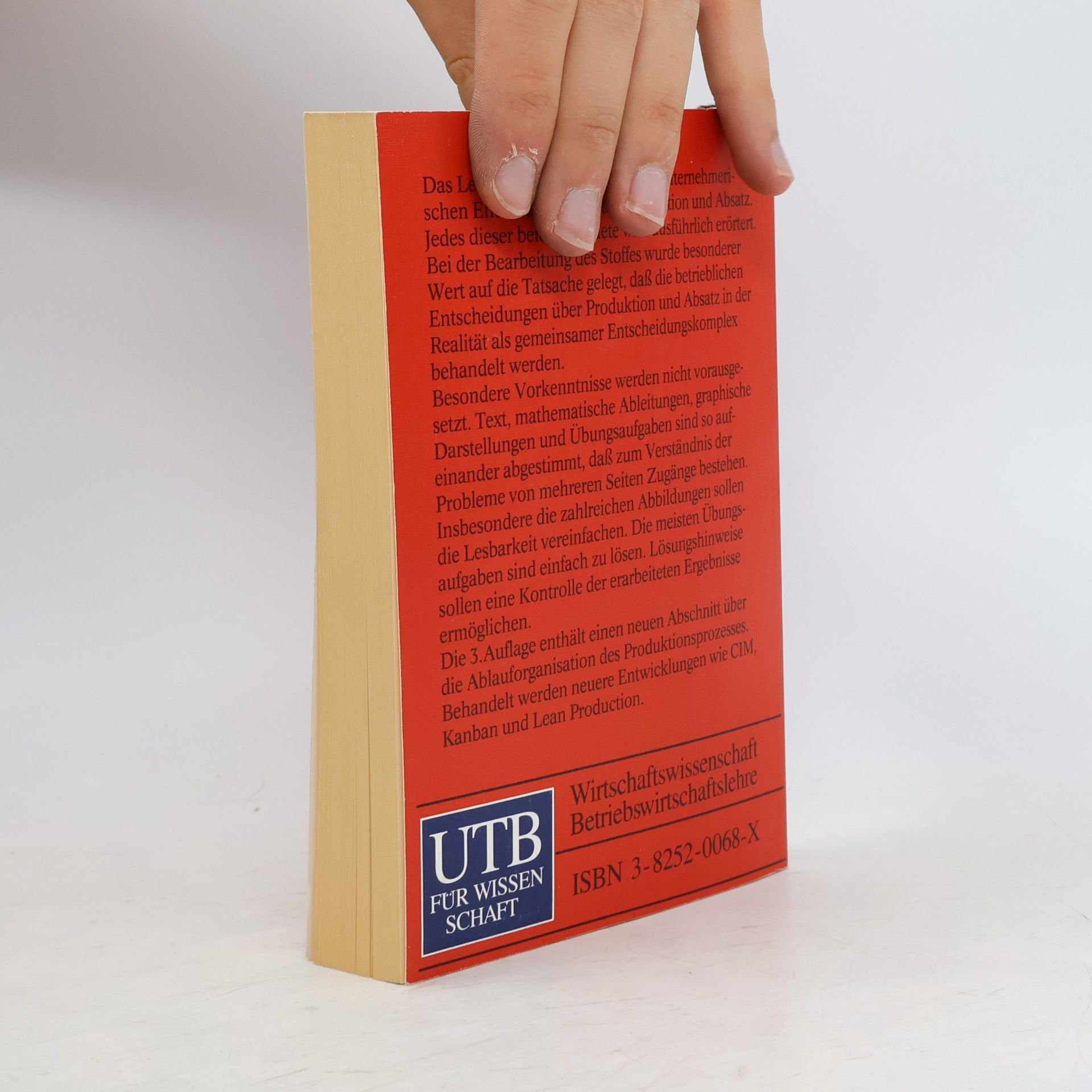 Dieter Pohmer UTB Uni-Taschenbücher - 68: Produktion und Absatz