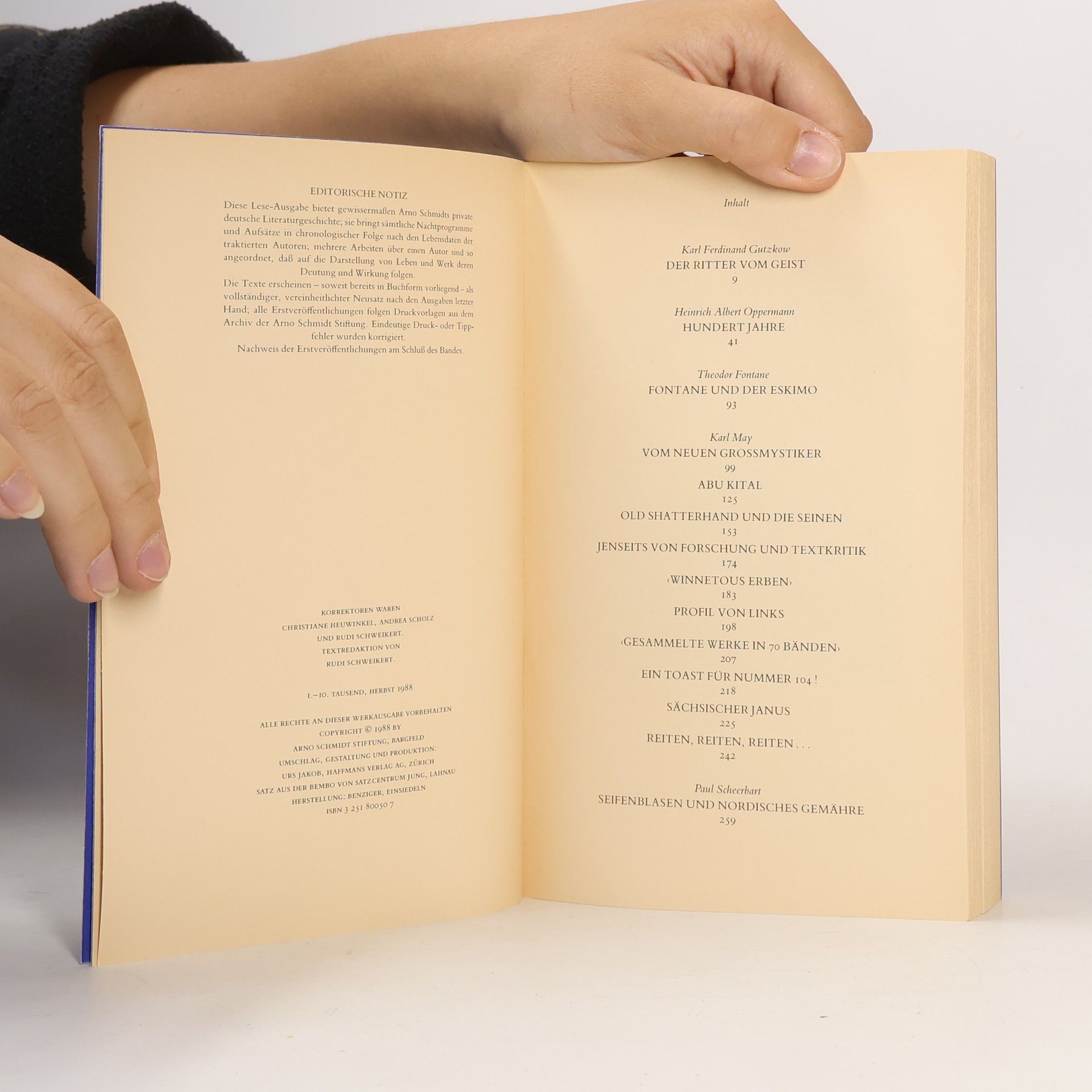 Arno Schmidt Das essayistische Werk zur deutschen Literatur in 4 Bänden