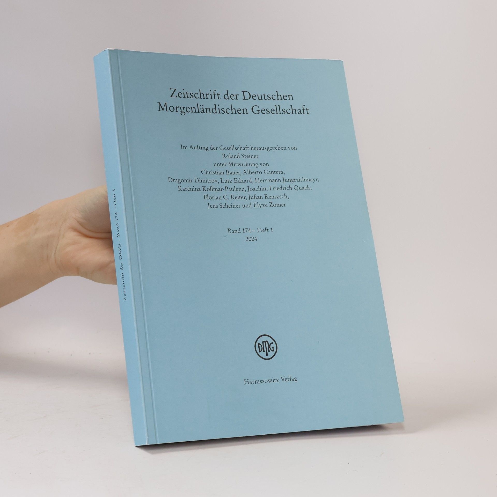 Elyze Zomer Zeitschrift der Deutschen Morgenländischen Gesellschaft 174 (2024) 1