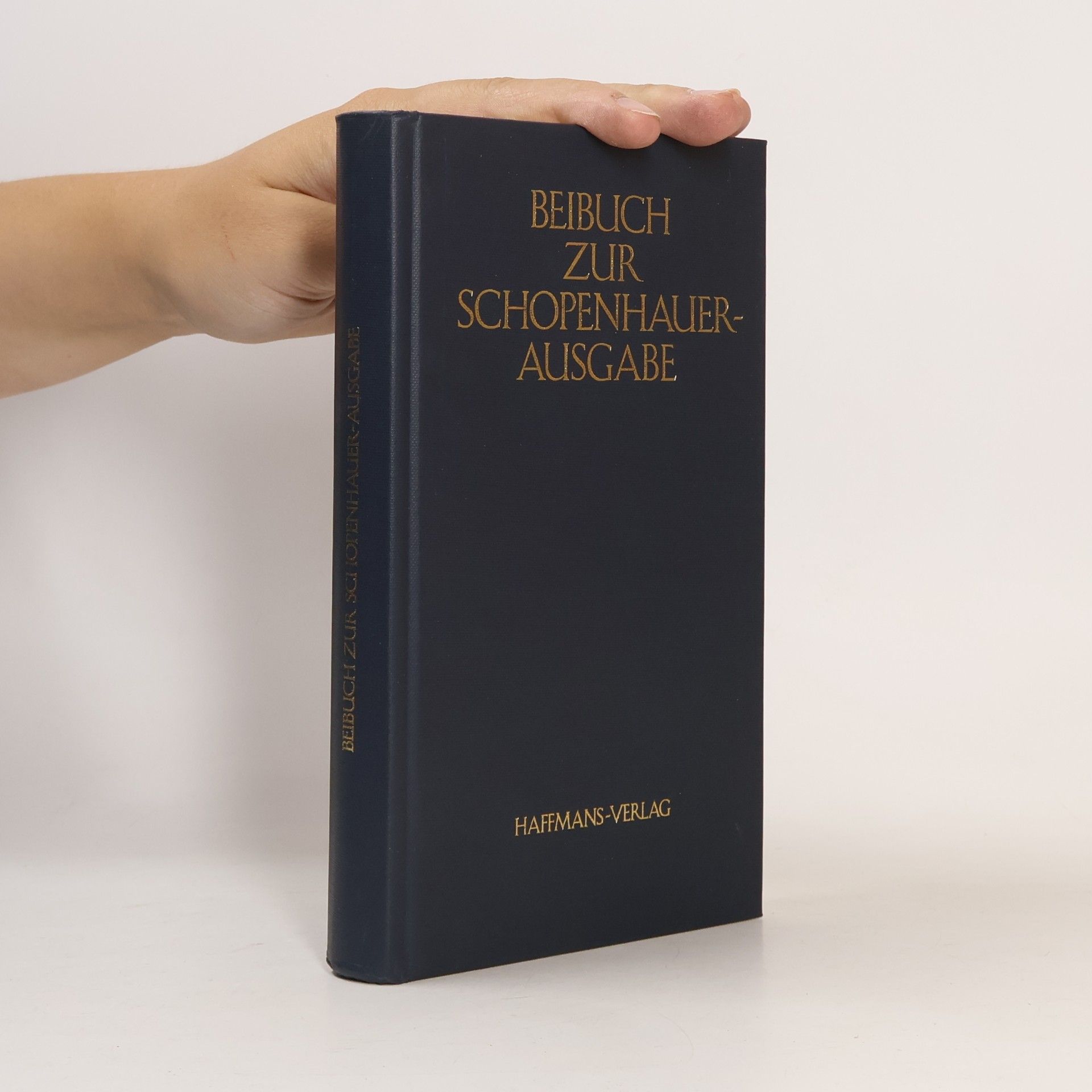 Arthur Schopenhauer Beibuch zur Schopenhauer-Ausgabe