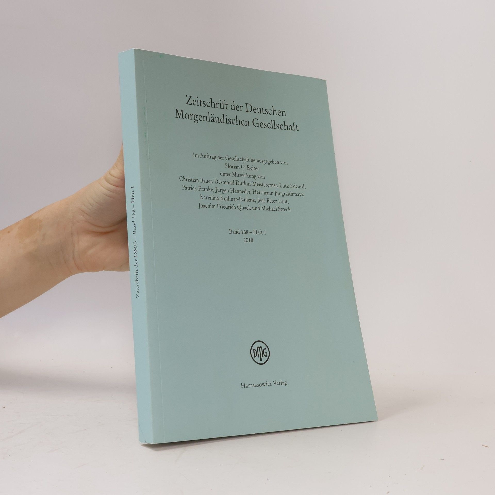 Desmond Durkin-Meisternst Zeitschrift der Deutschen Morgenländischen Gesellschaft Band 168 – Heft 1