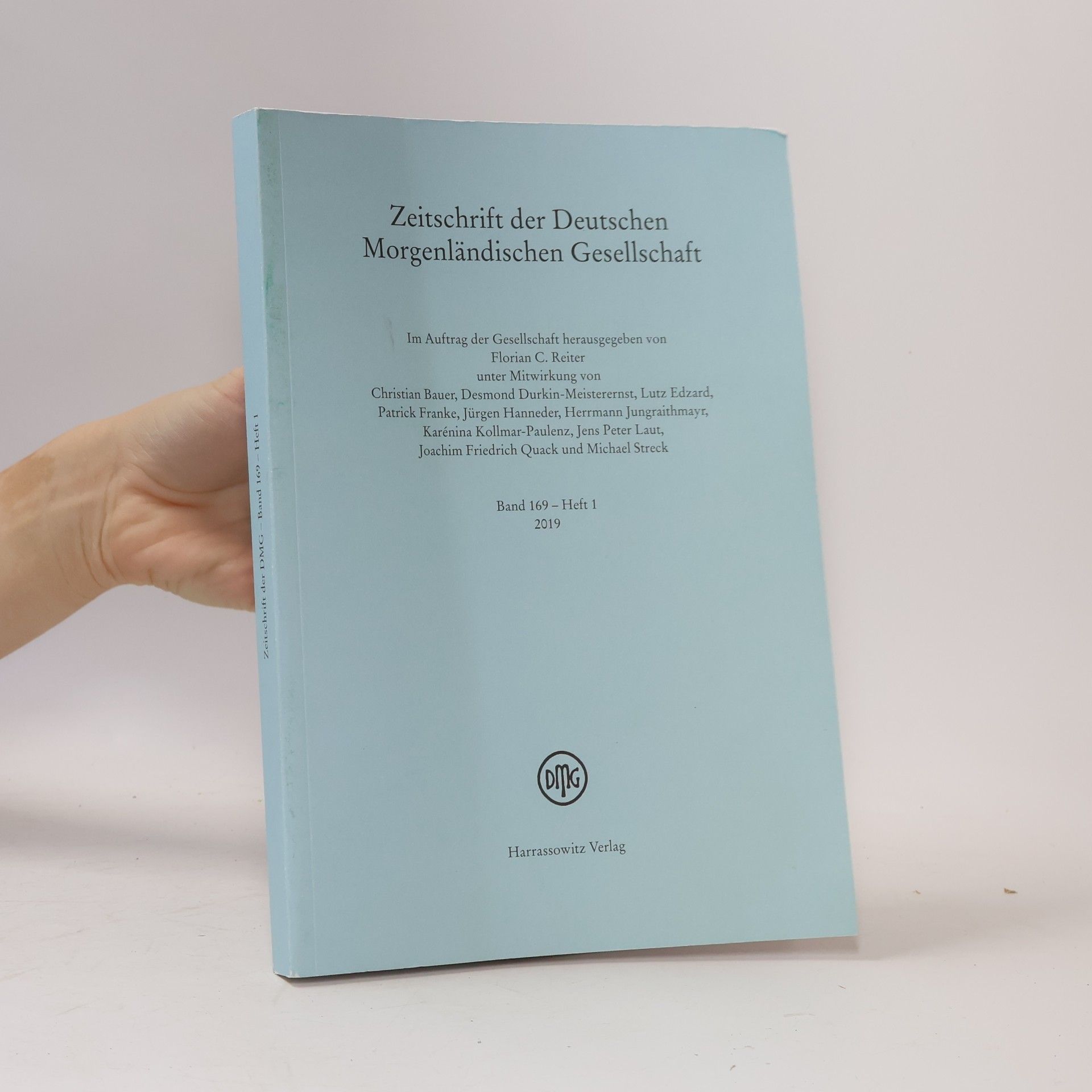 Jens Peter Laut Zeitschrift der Deutschen Morgenländischen Gesellschaft Band 169 - Heft 1, 2019