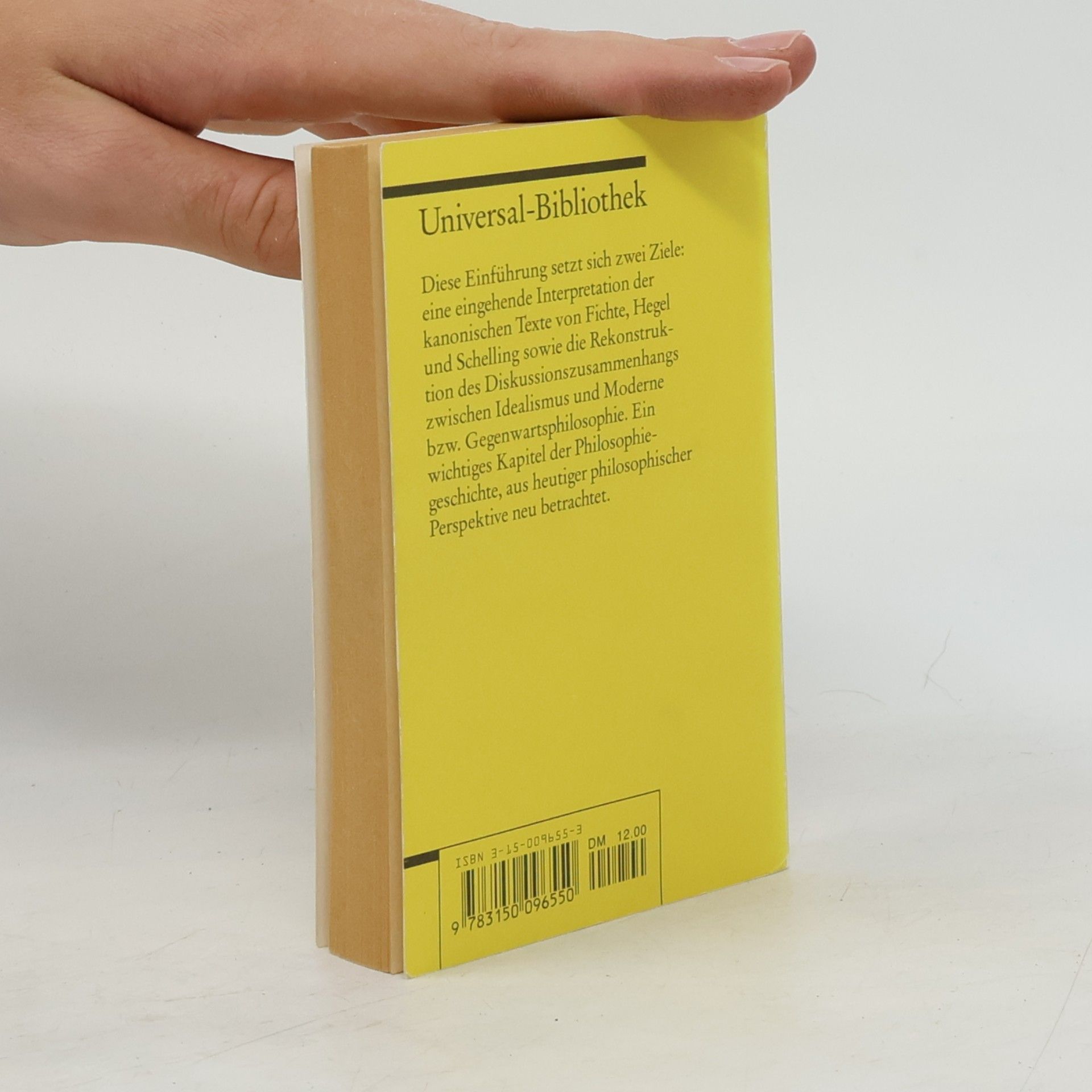 Gerhard Gamm Der deutsche Idealismus