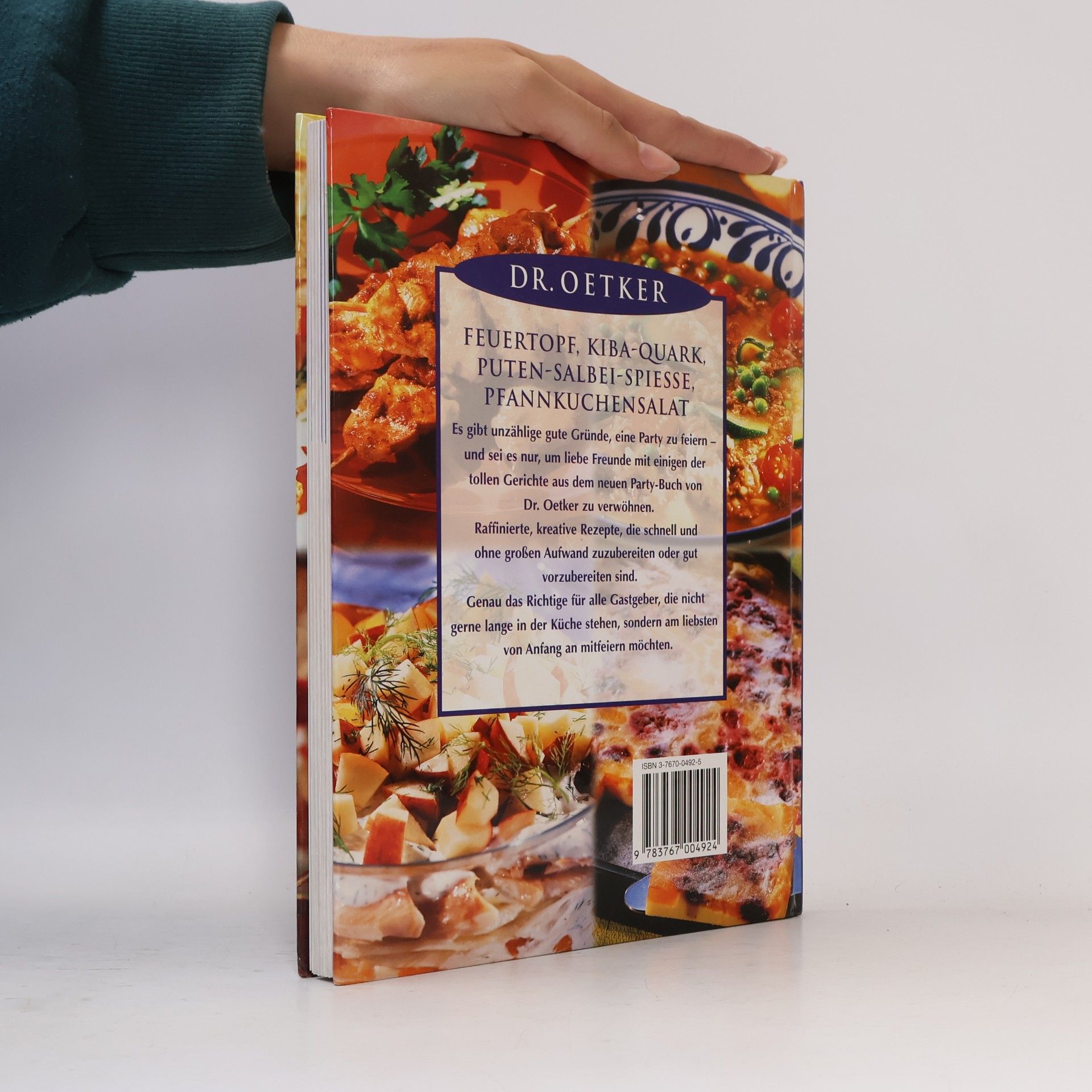 Eva-Maria Dammeier Dr. Oetker Partyrezepte blitzschnell