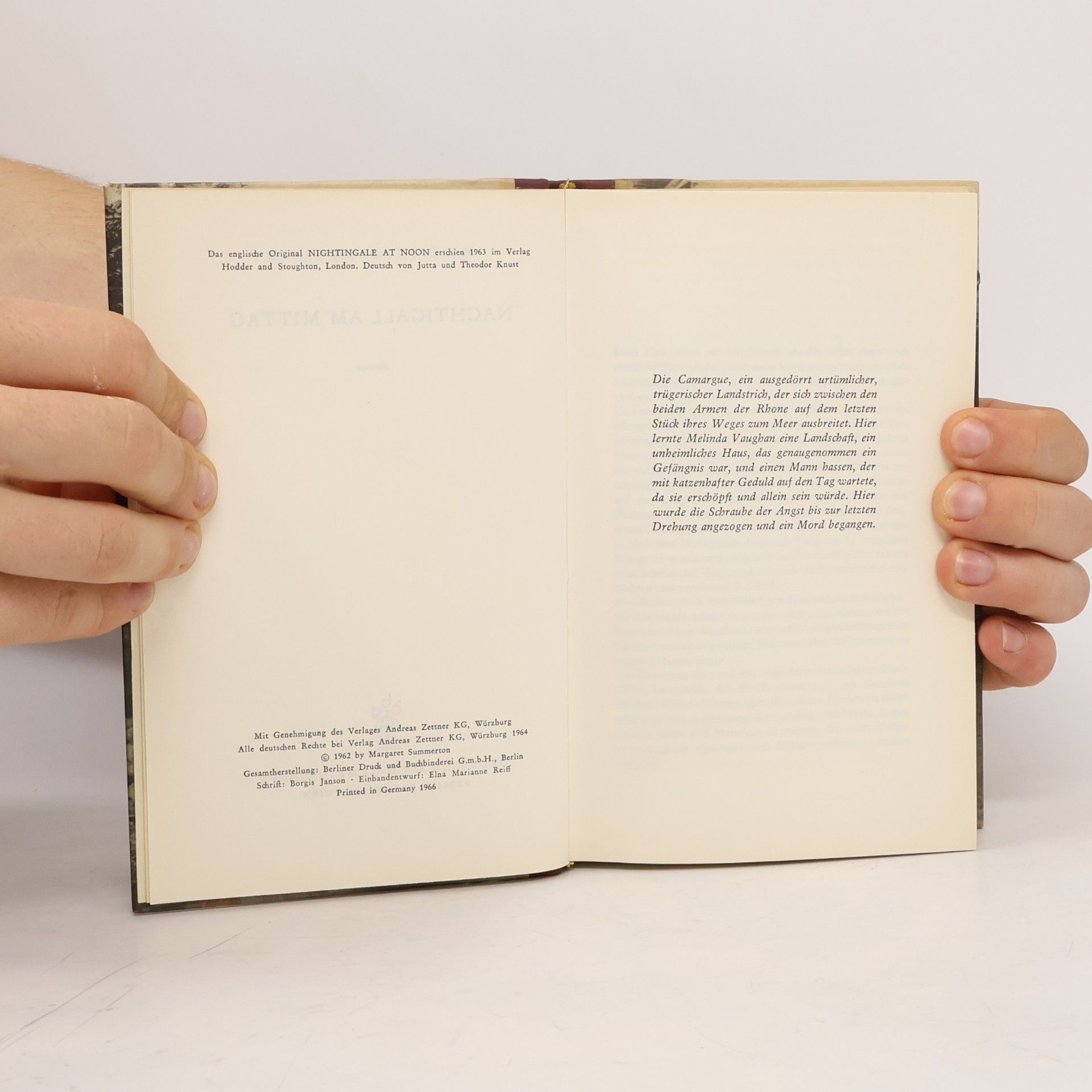 Margaret Summerton Nachtigall am Mittag